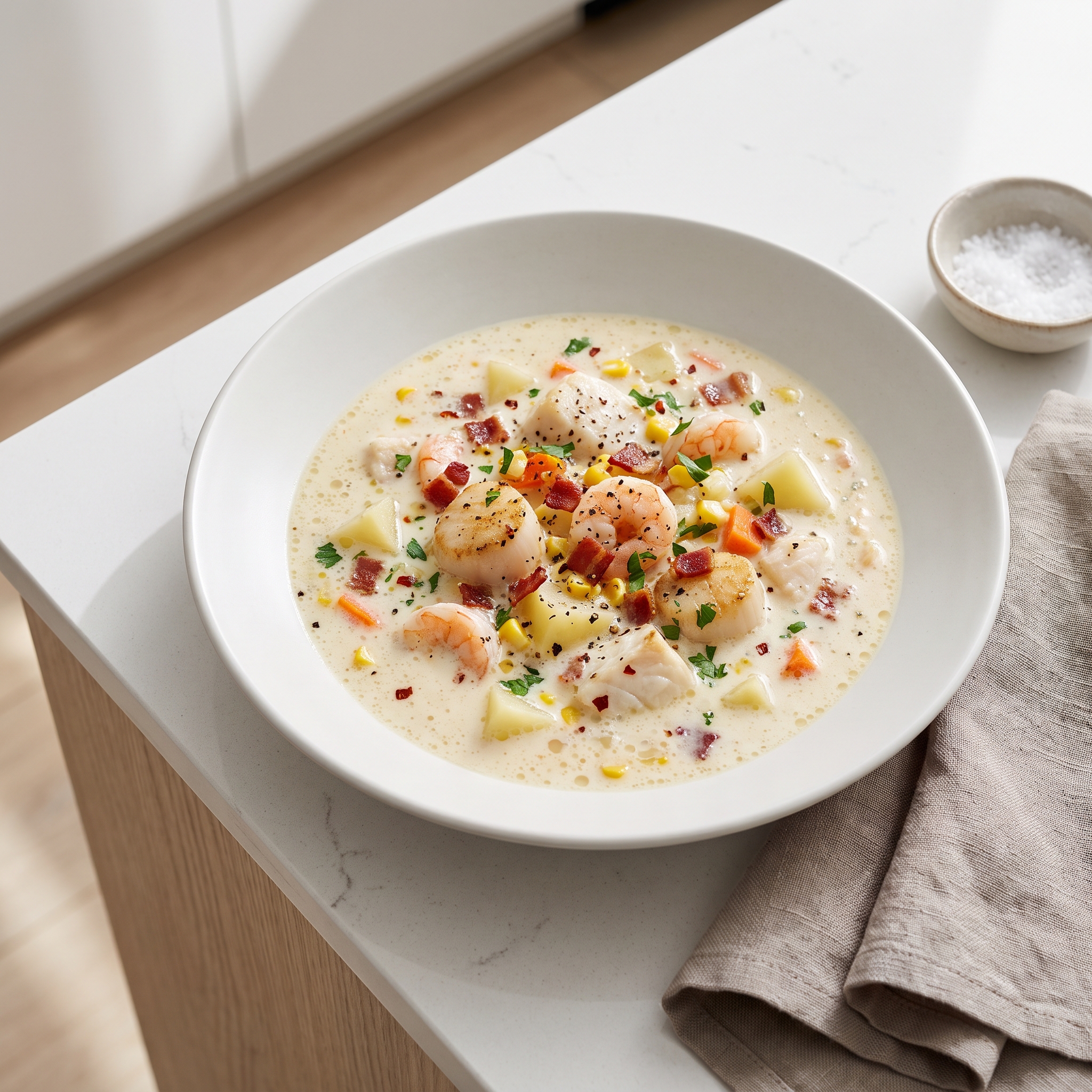 Slow-Cooker Fish Chowder