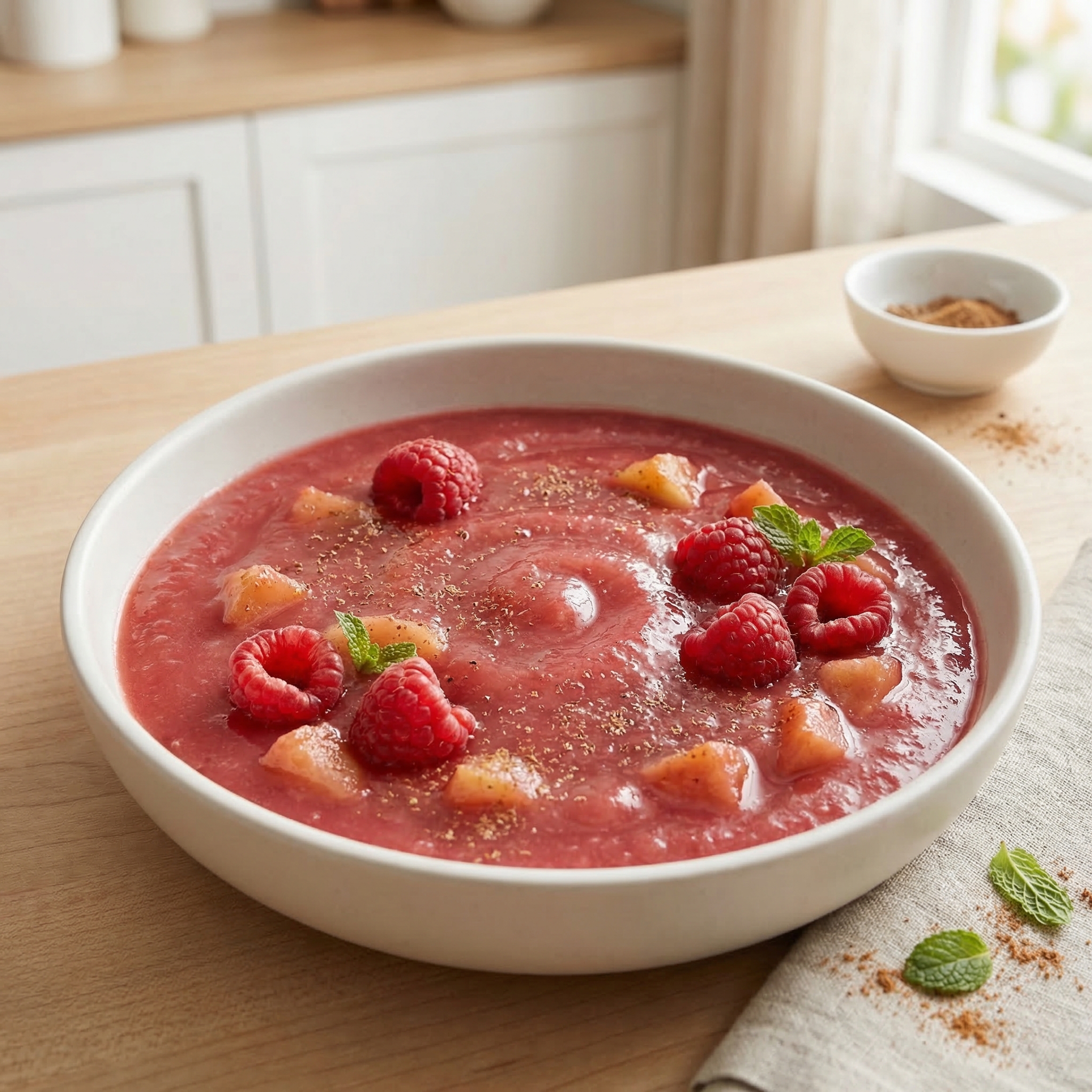 Crockpot Apple-Raspberry Compote