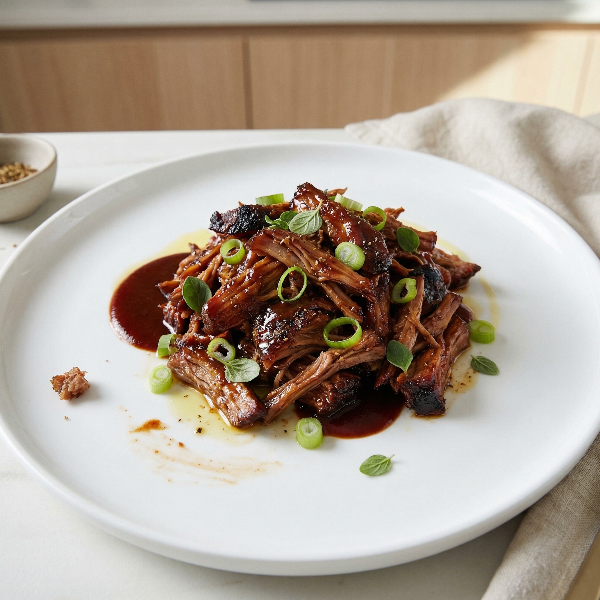 Crockpot BBQ Pulled Pork Shoulder