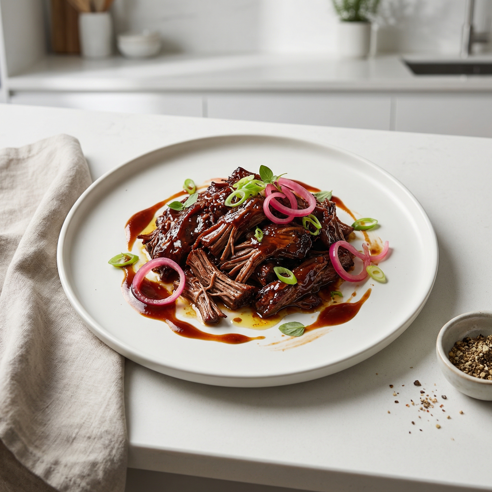 Slow-Cooked Barbecue Beef