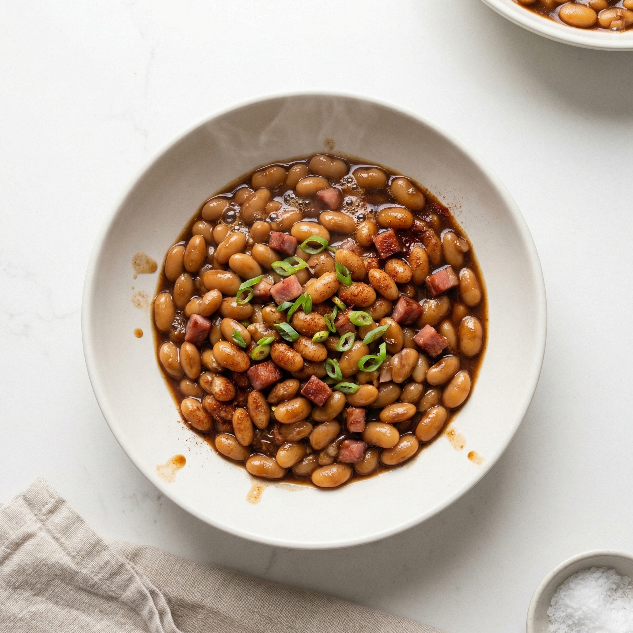 Slow Cooker Baked Beans Using Canned Beans
