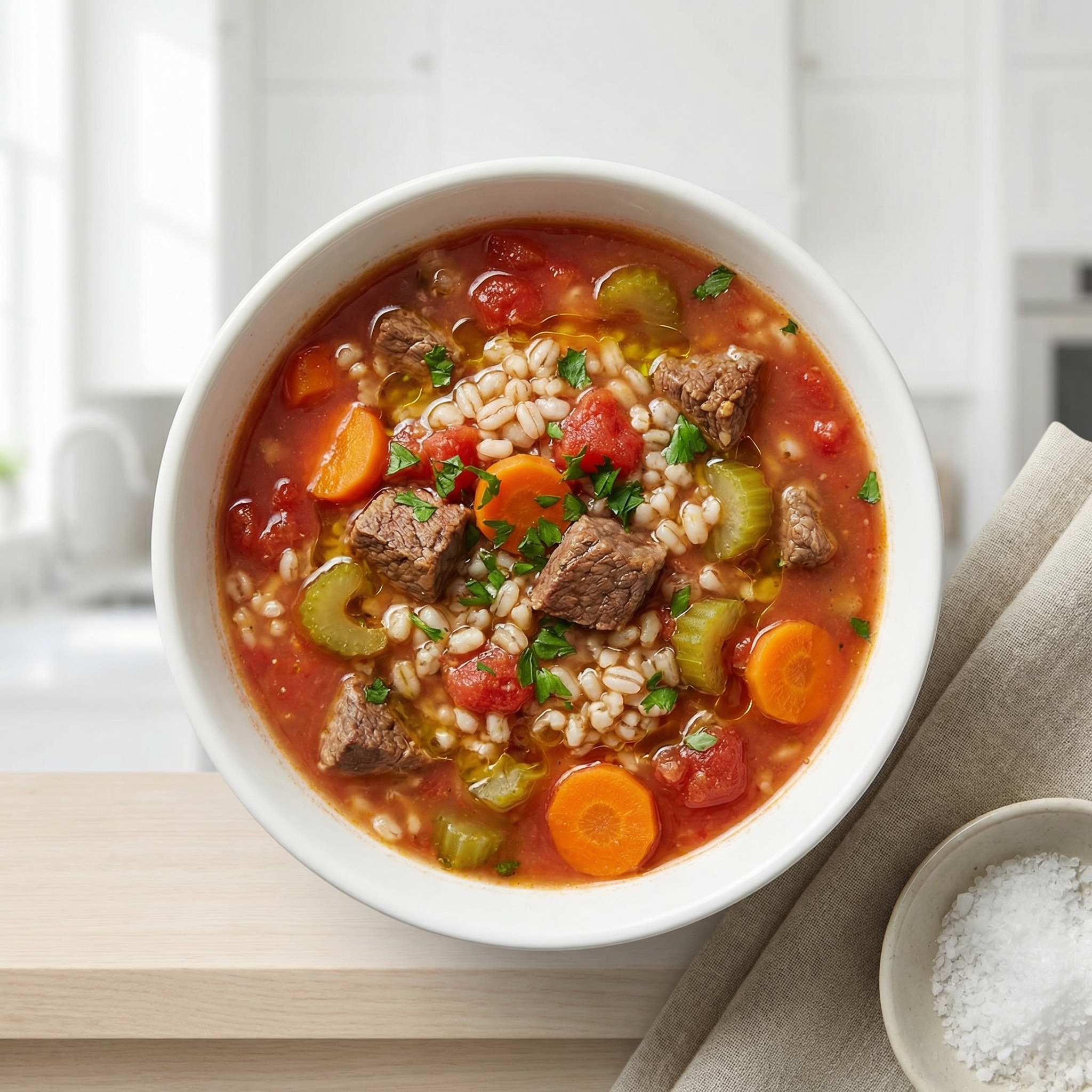 Beef Barley Vegetable Soup