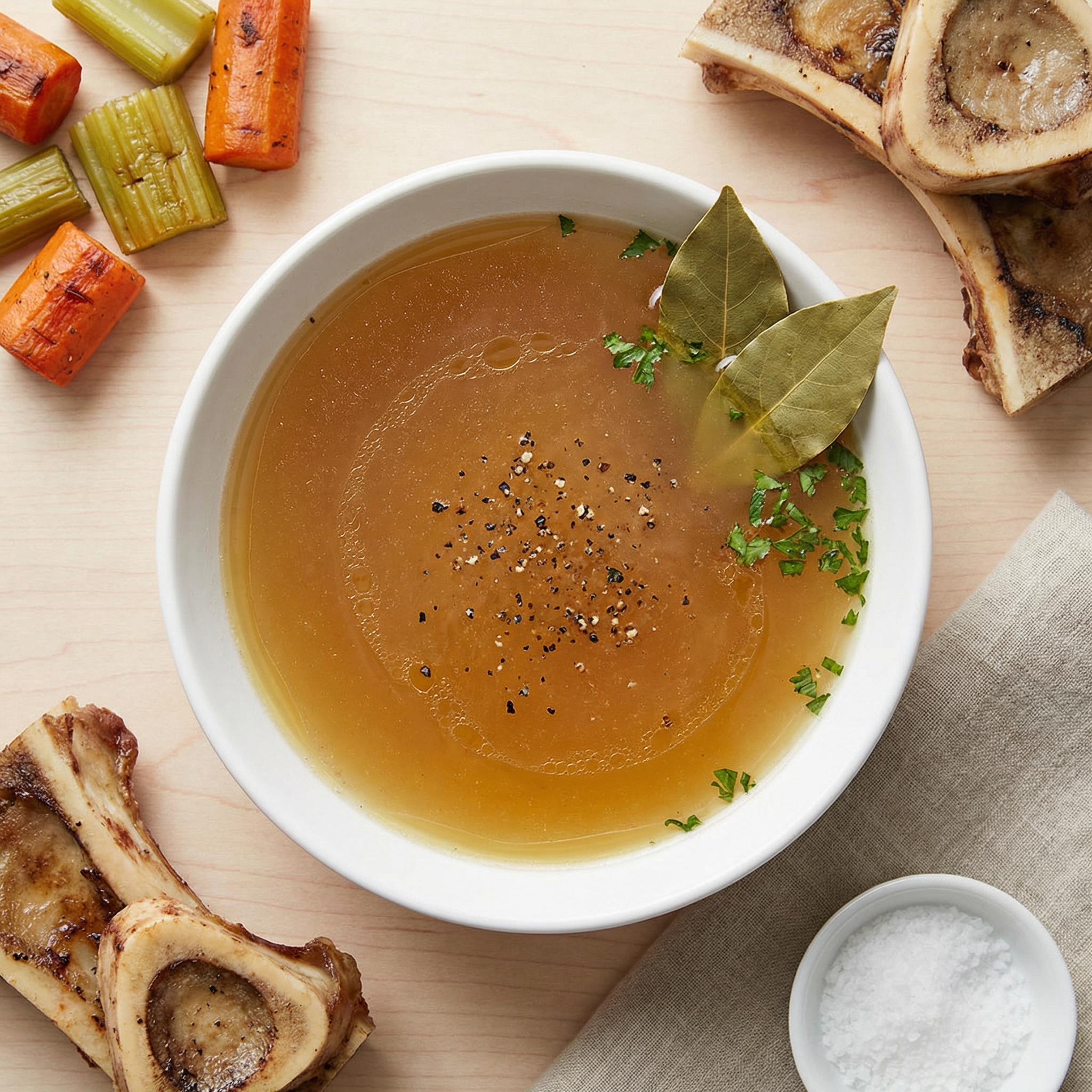 Crockpot Beef Bone Broth