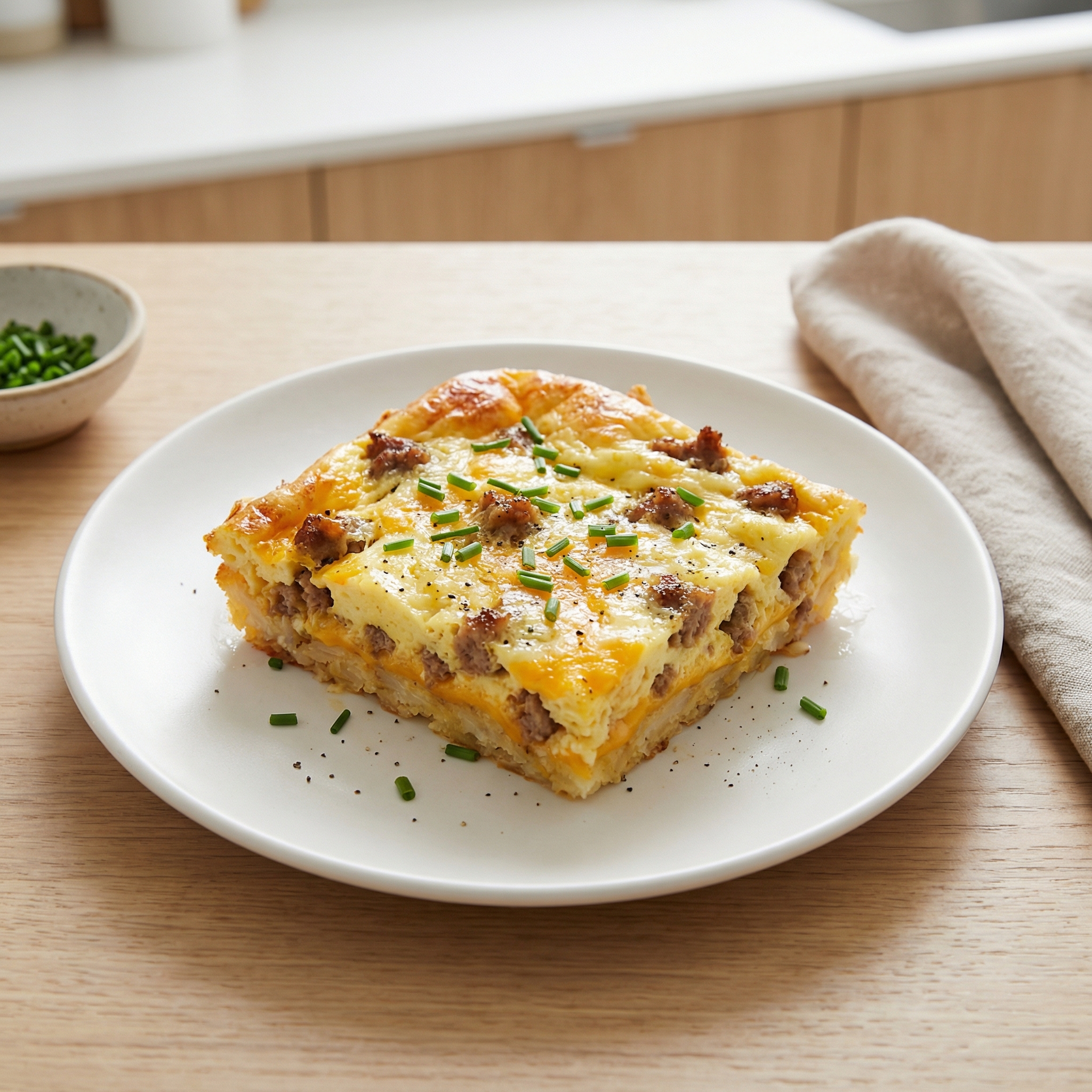Slow Cooker Breakfast Egg and Hash Brown Casserole