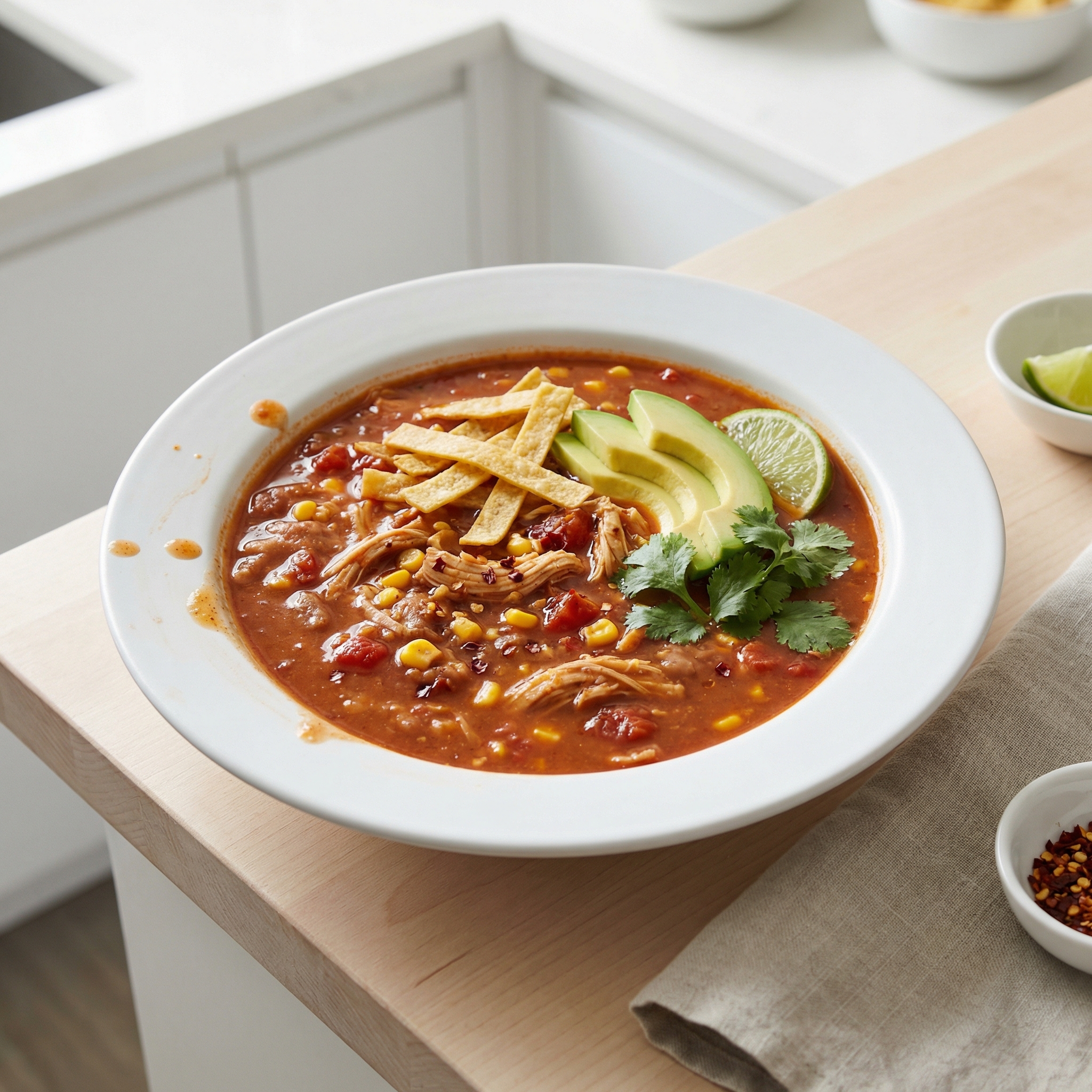 Slow-Cooker Chicken Tortilla Soup