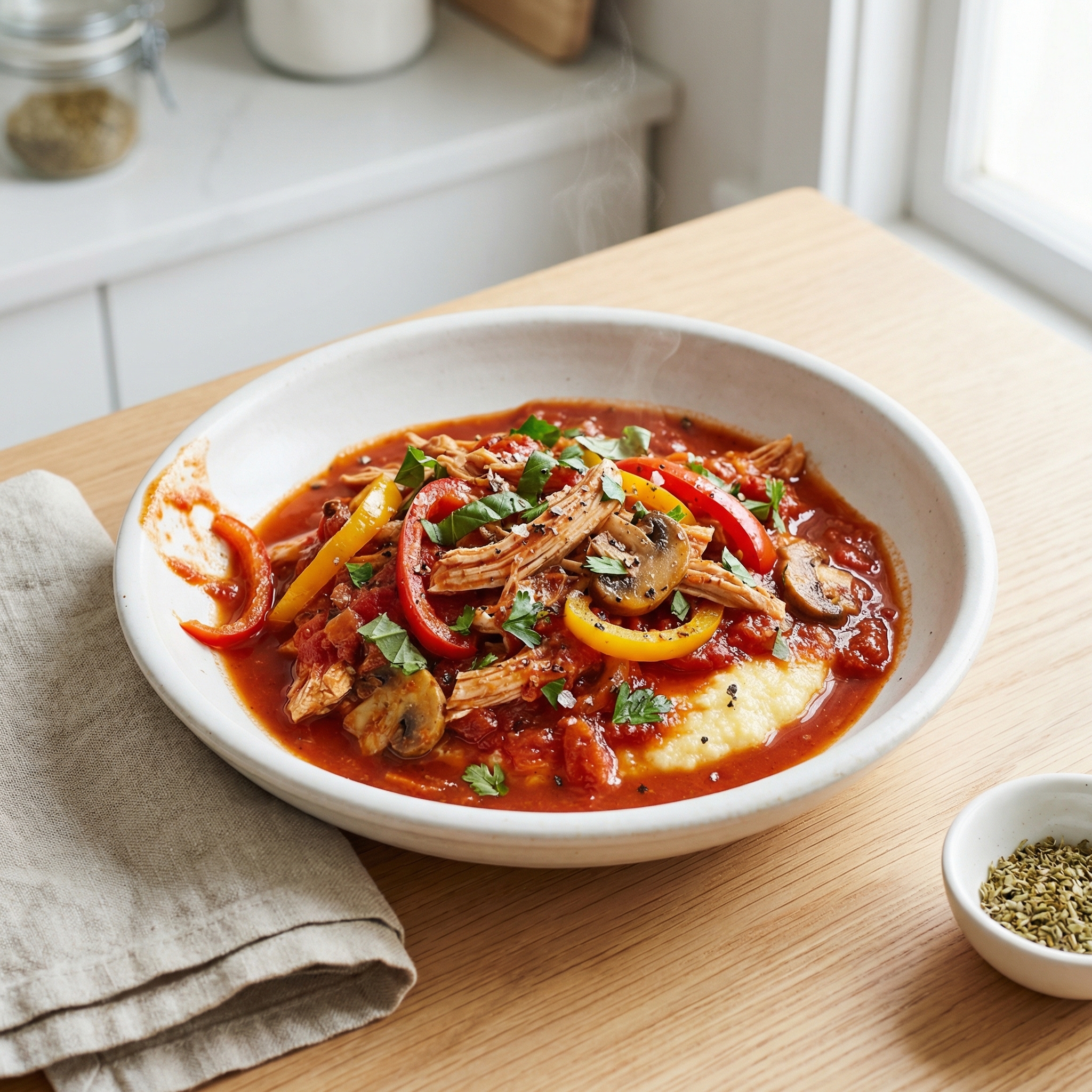 Slow Cooker Chicken Cacciatore