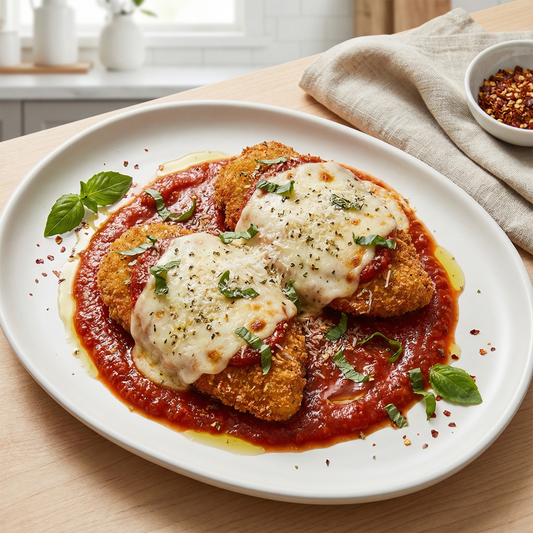 Brad's Crockpot Chicken Parmesan