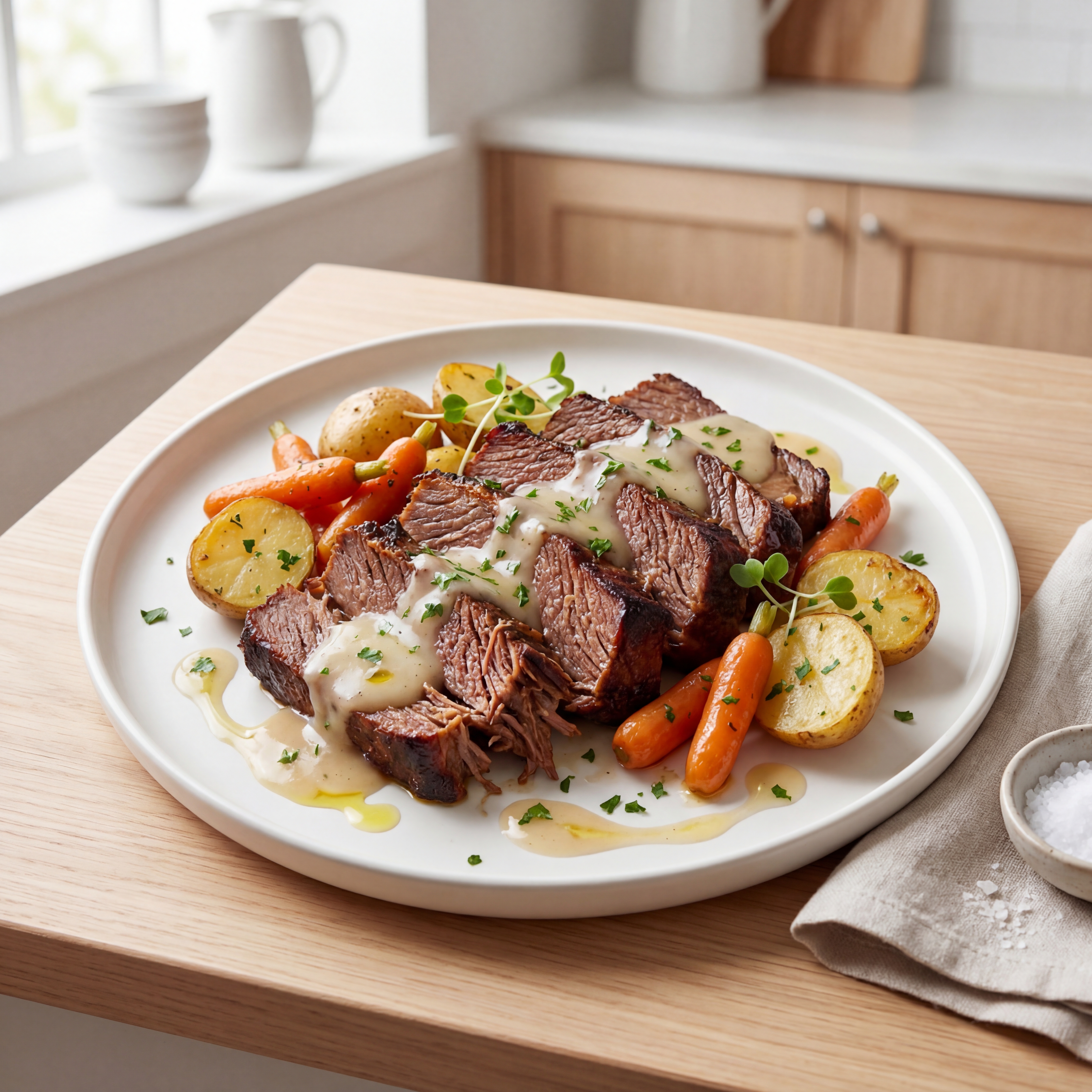 5-Ingredient Slow Cooker Pot Roast