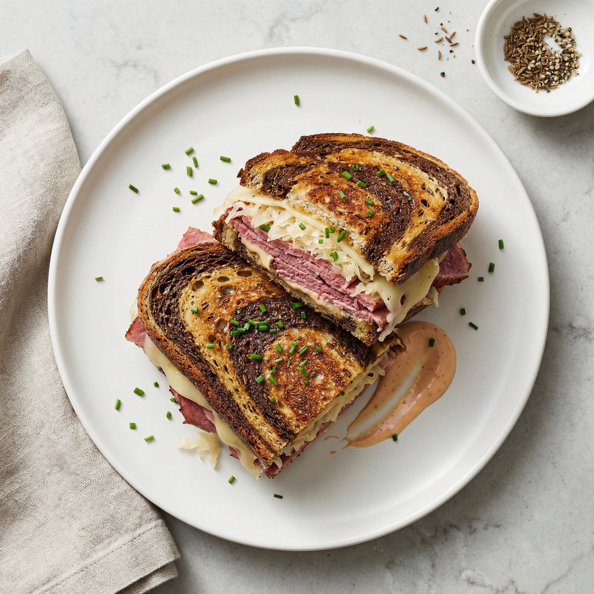 Slow Cooker Corned Beef Reuben Sandwiches