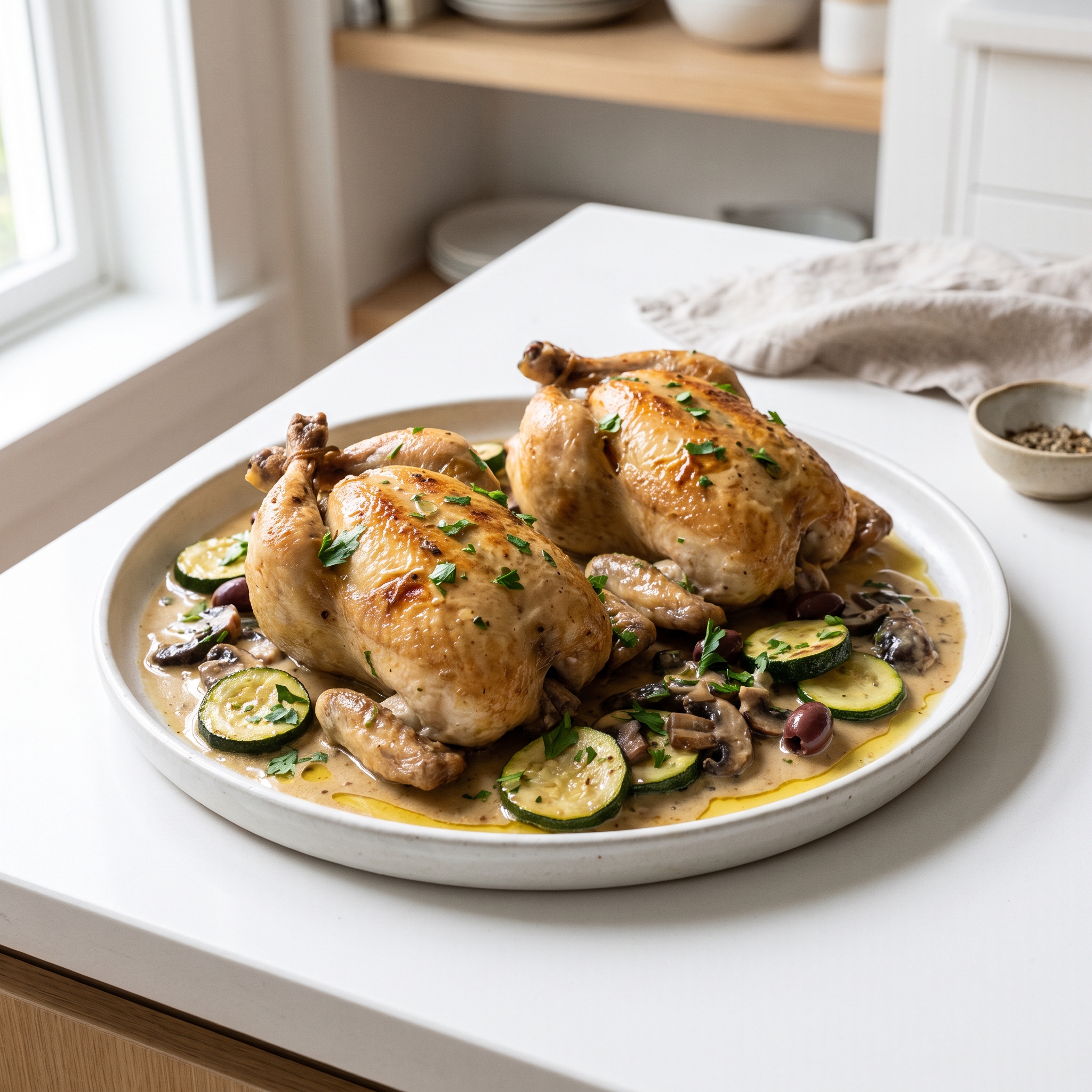 Slow Cooker Cornish Hens