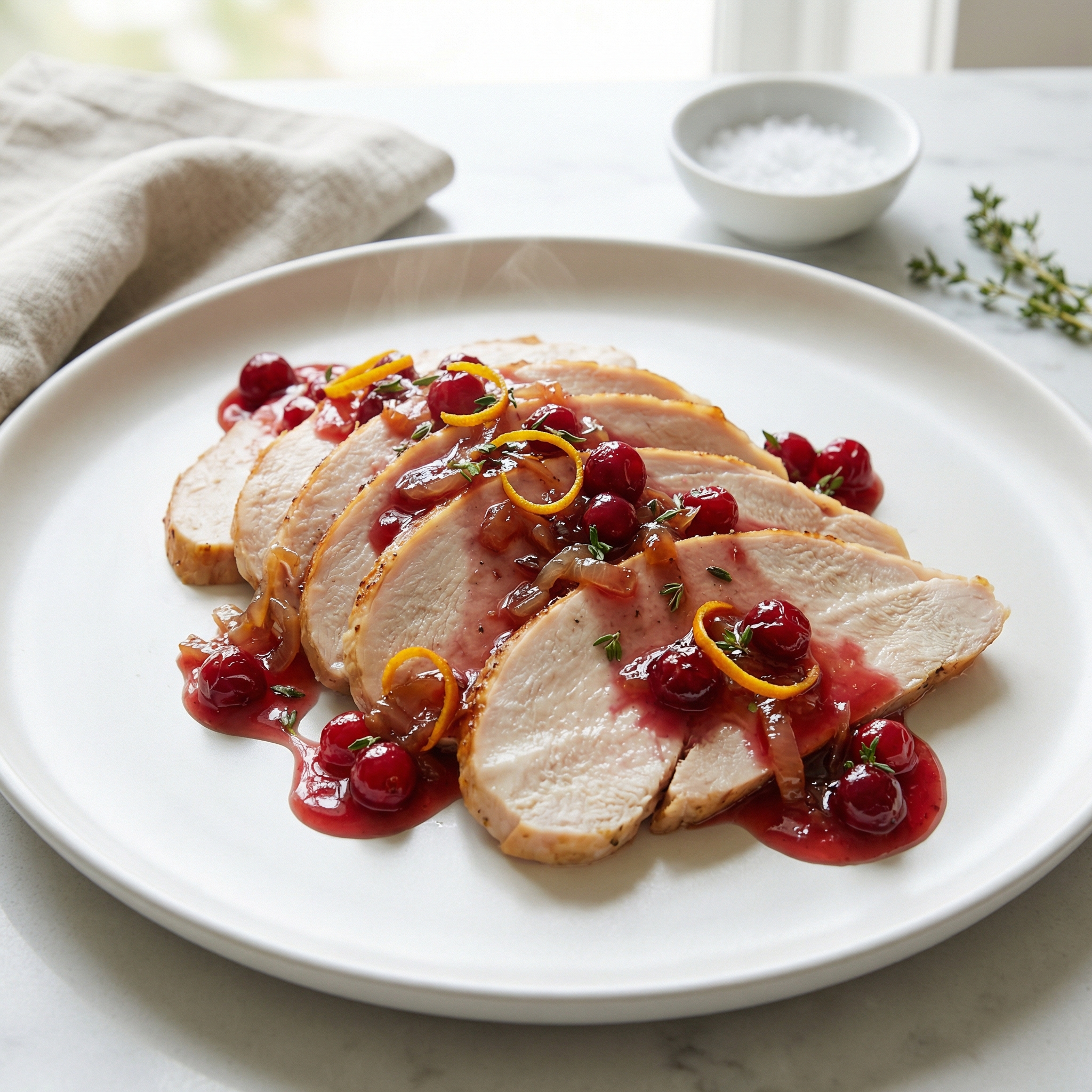 Crockpot Cranberry Turkey Breast