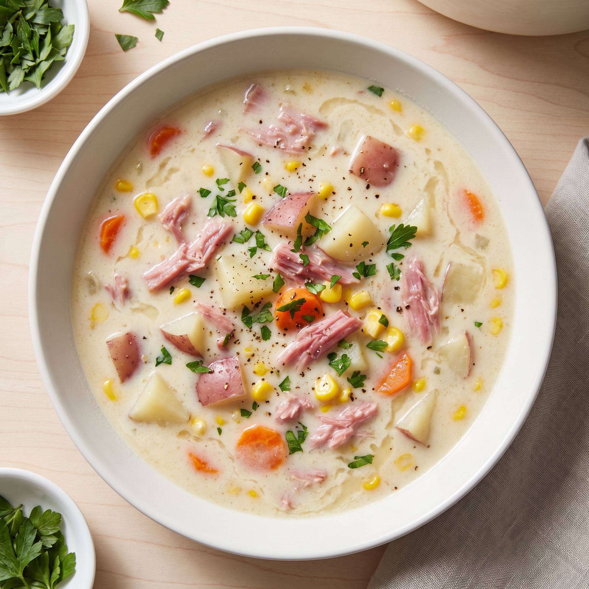 Slow Cooker Ham Bone Chowder