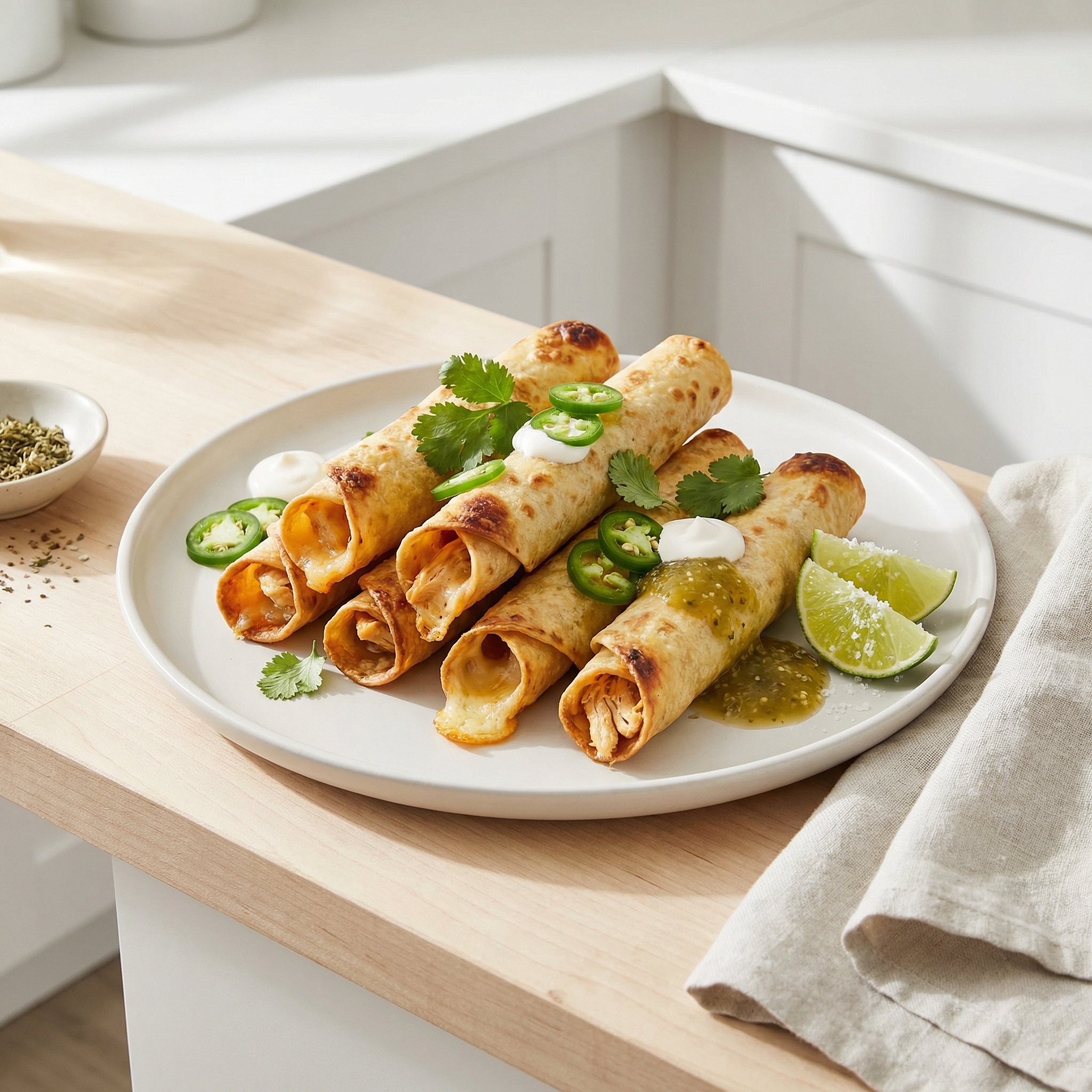 Slow Cooker Jalapeño Popper Taquitos