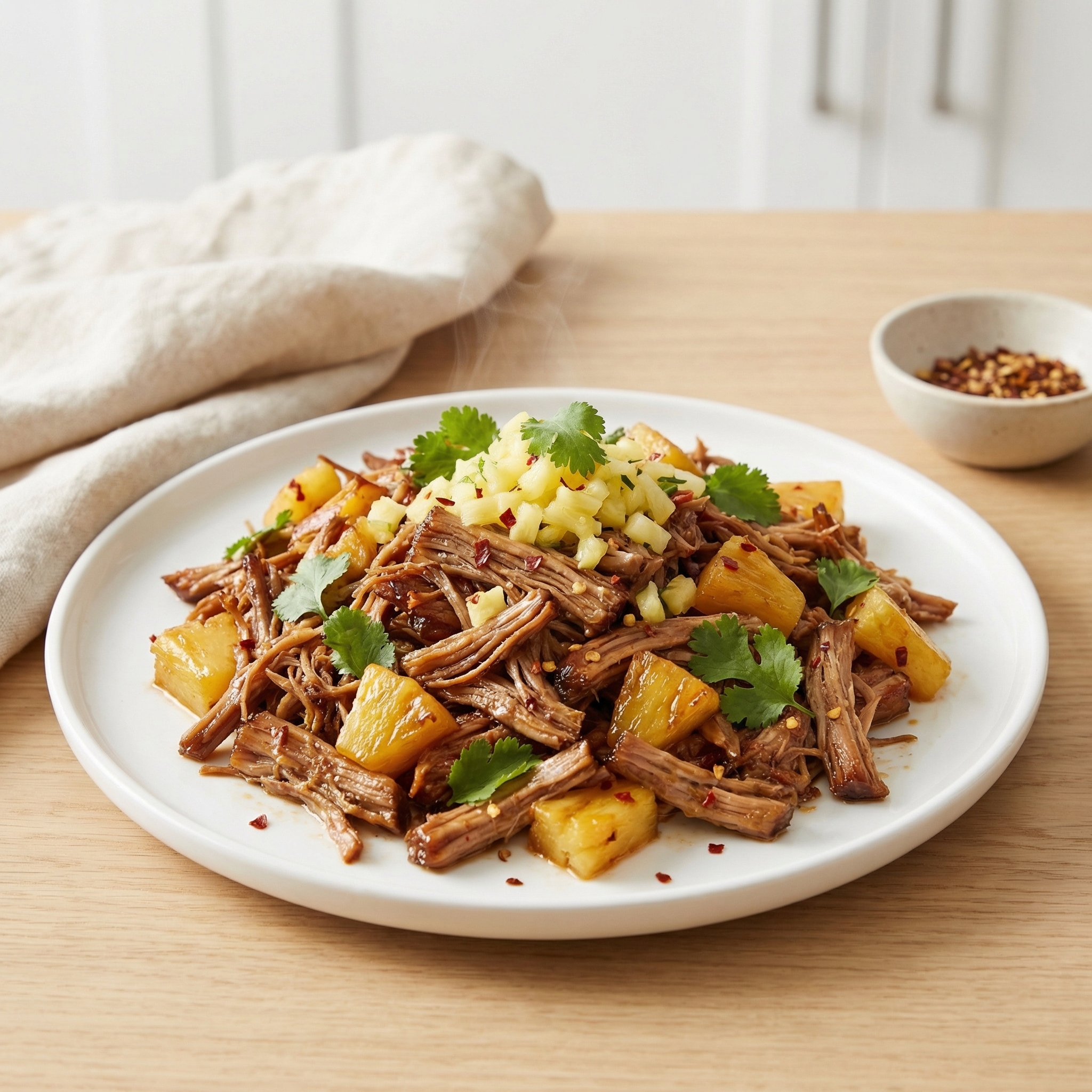 Crockpot Pineapple Pulled Pork
