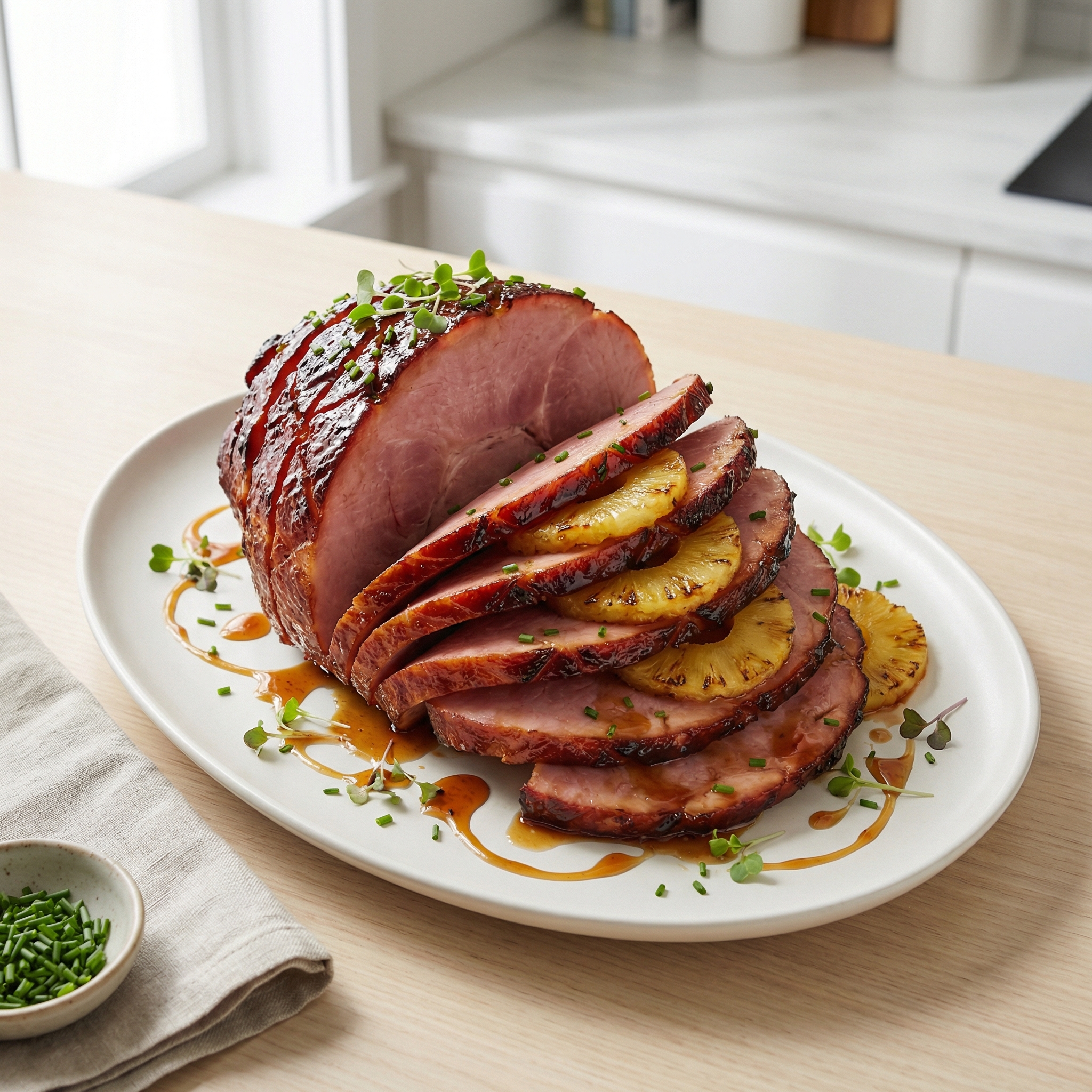 Slow Cooker Ham with Pineapple