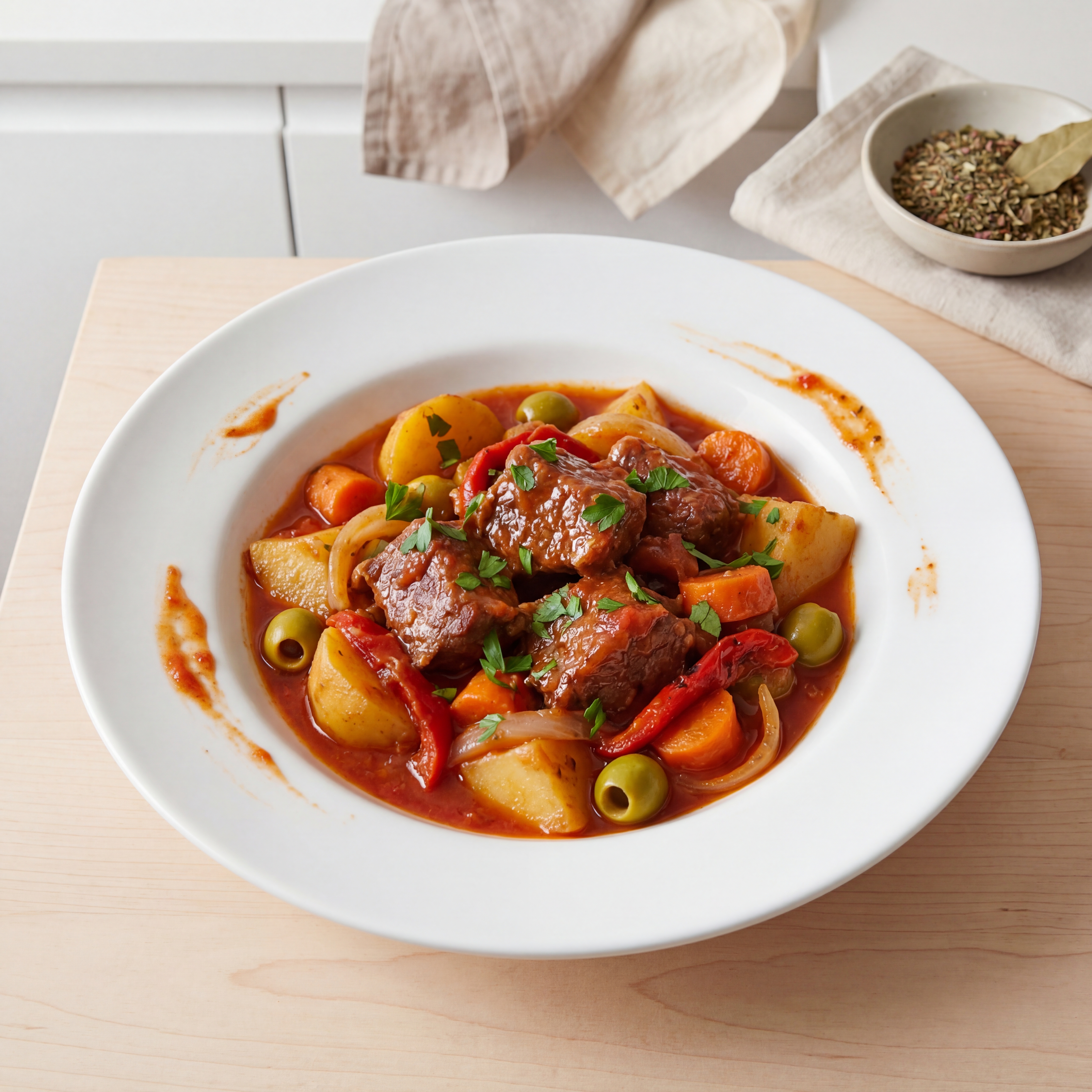 Slow Cooker Spanish Beef Stew