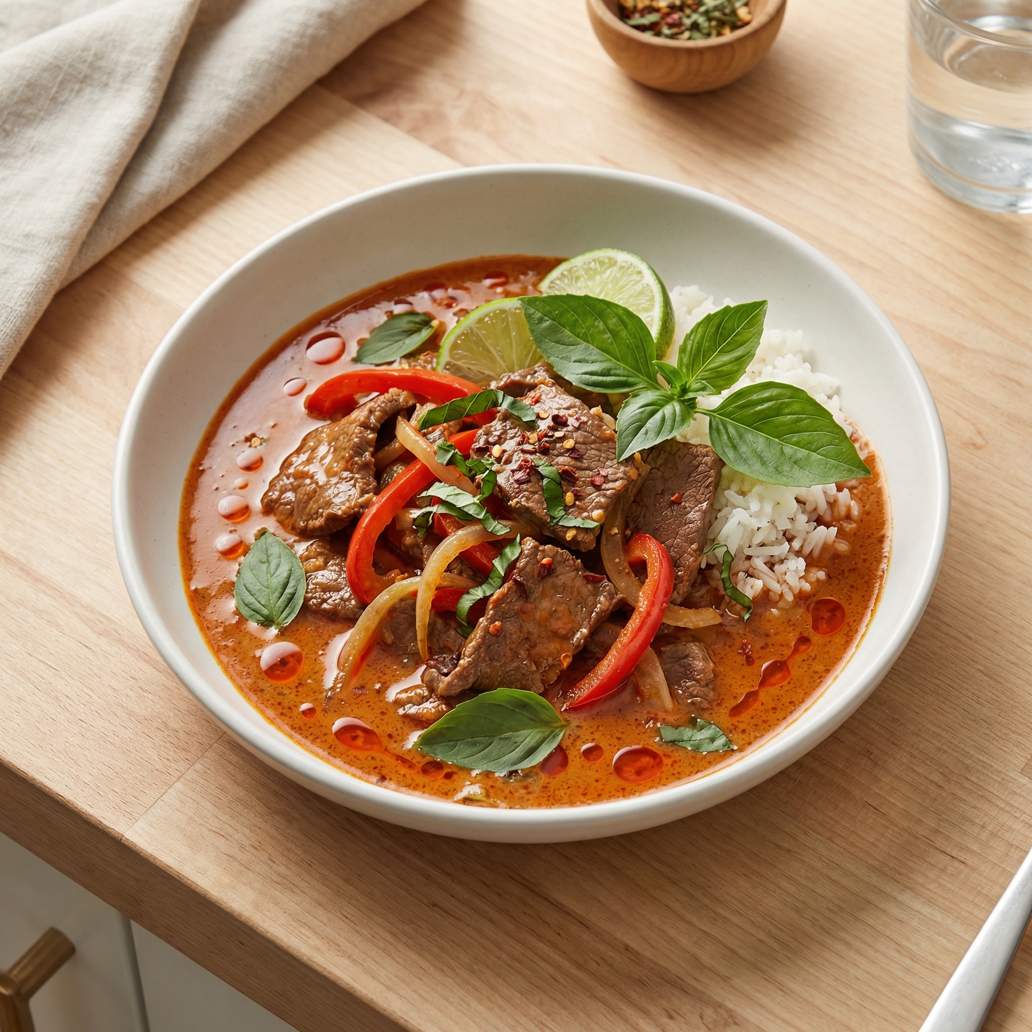 Slow Cooker Thai Curried Beef