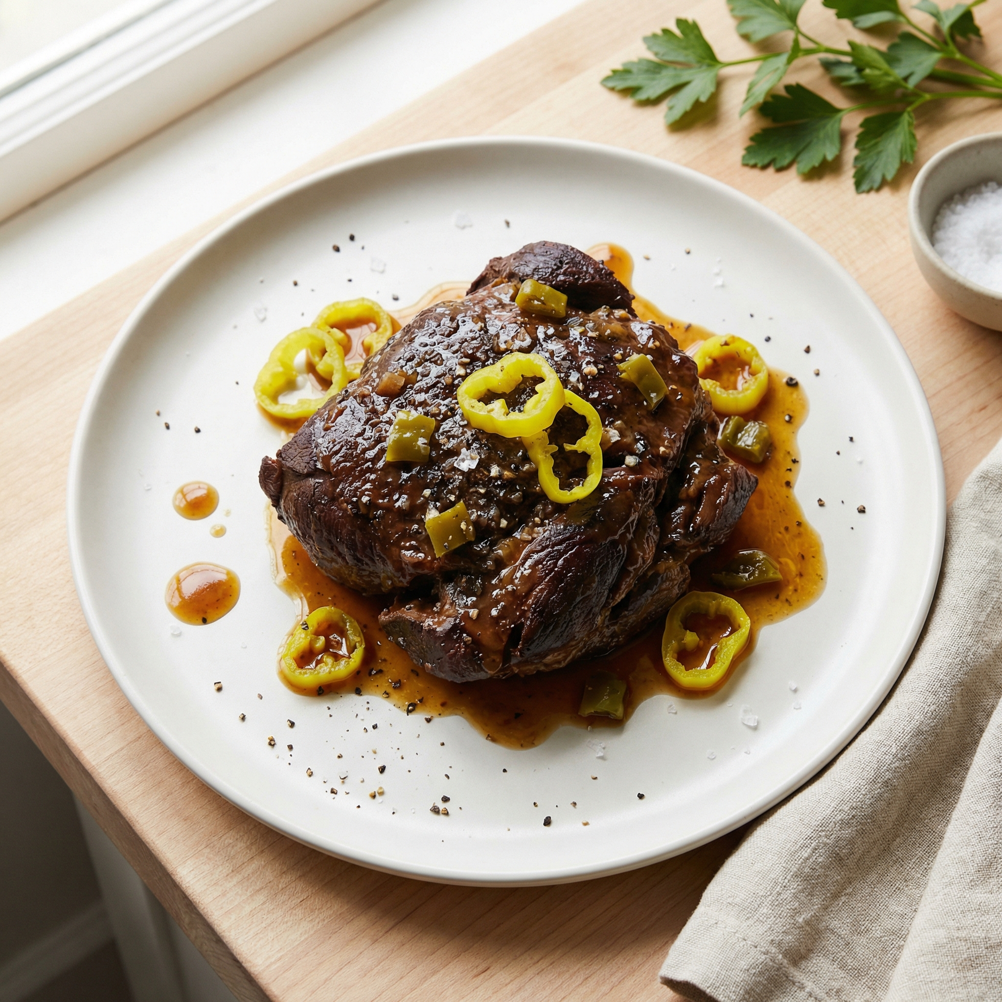 Hunter’s Venison Pepperoncini Roast