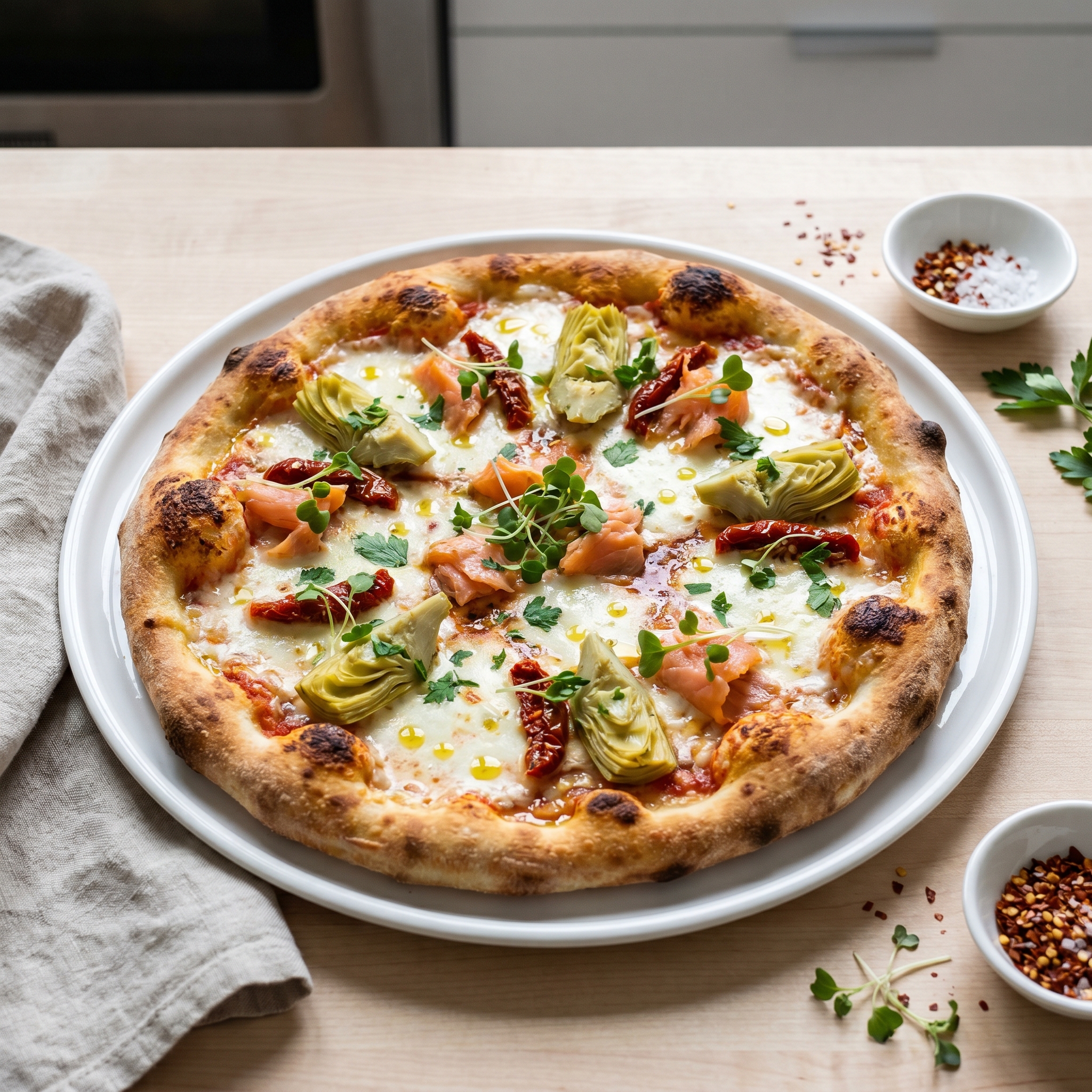 Smoked Salmon Pizza