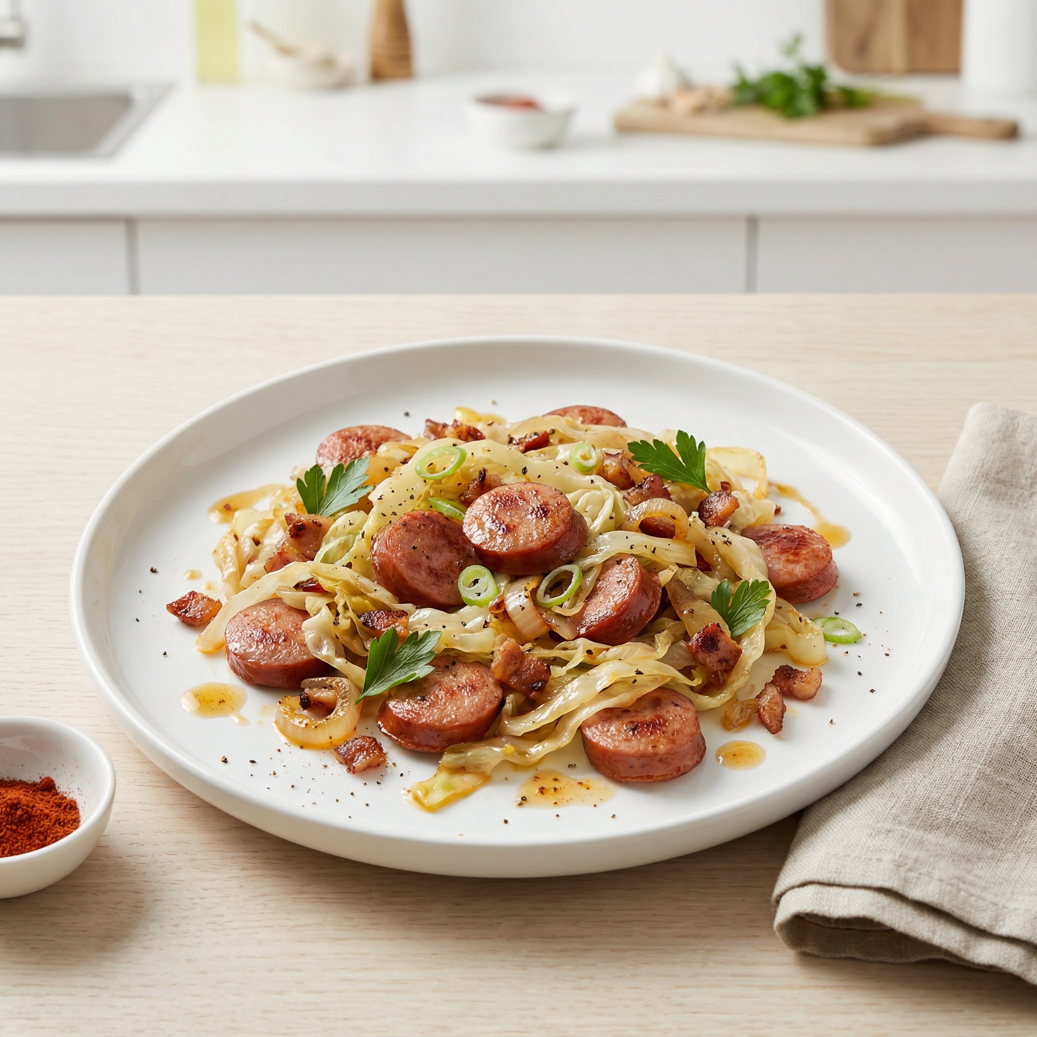 Sausage and Cabbage Skillet