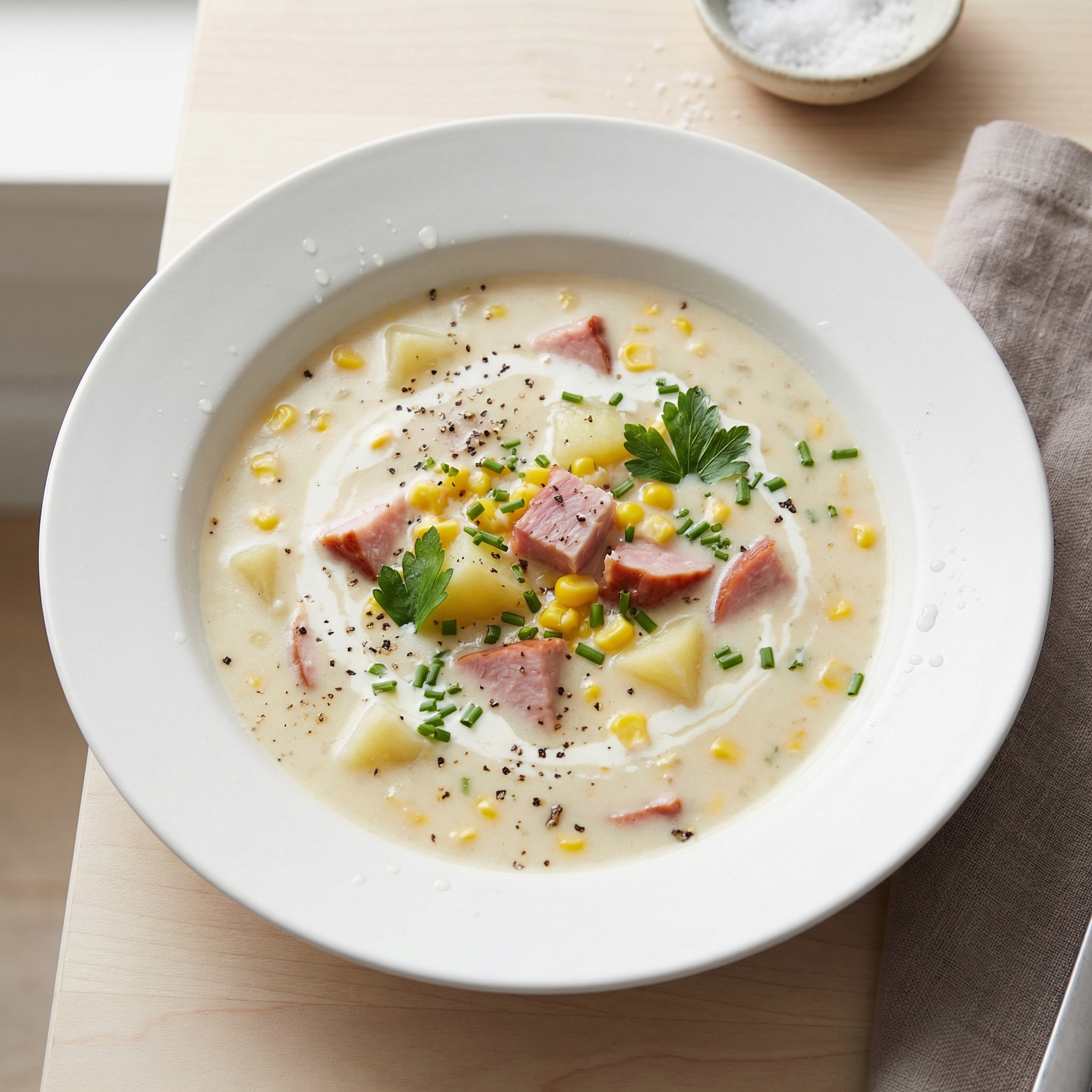 Creamy Turkey and Corn Chowder