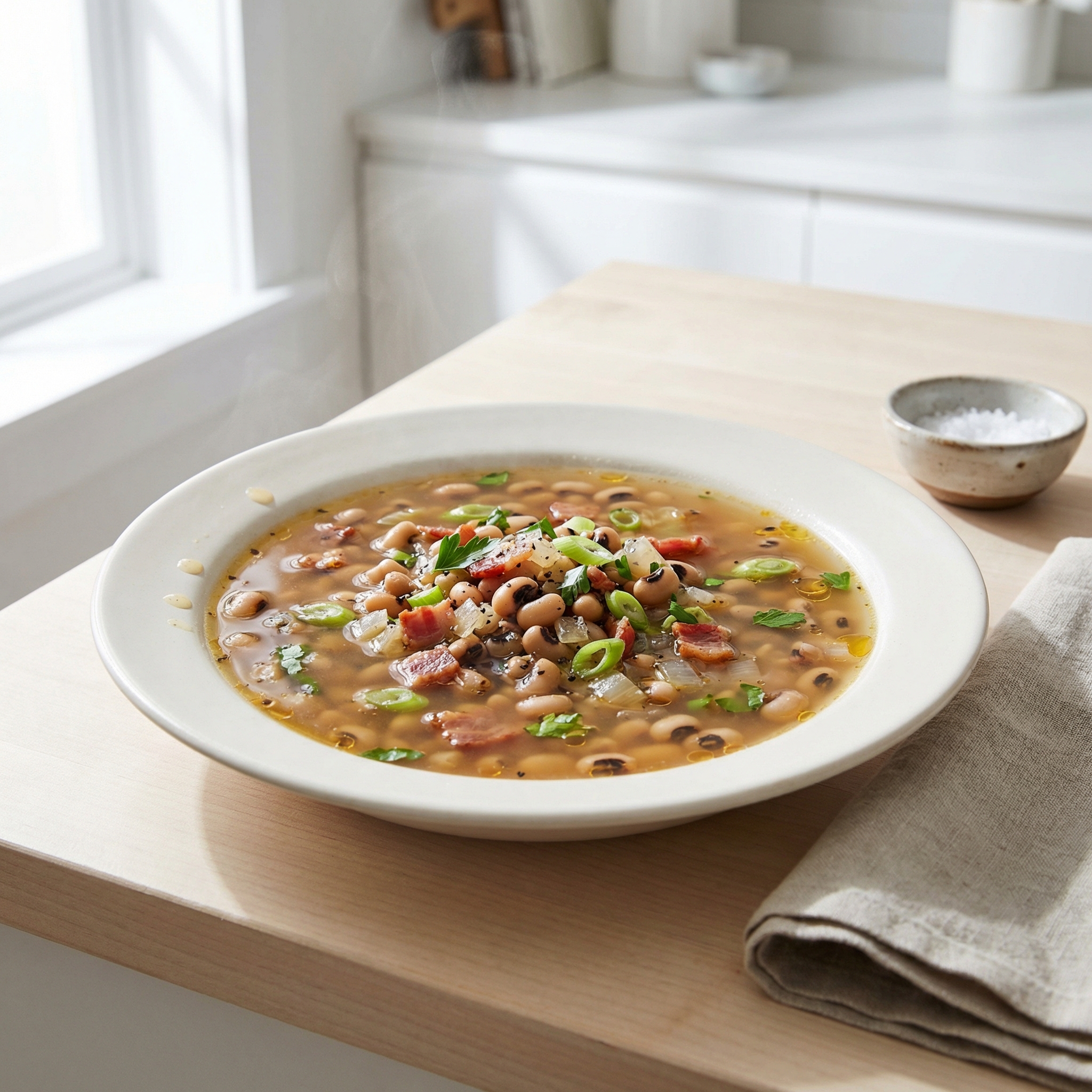 Black-Eyed Peas with Bacon