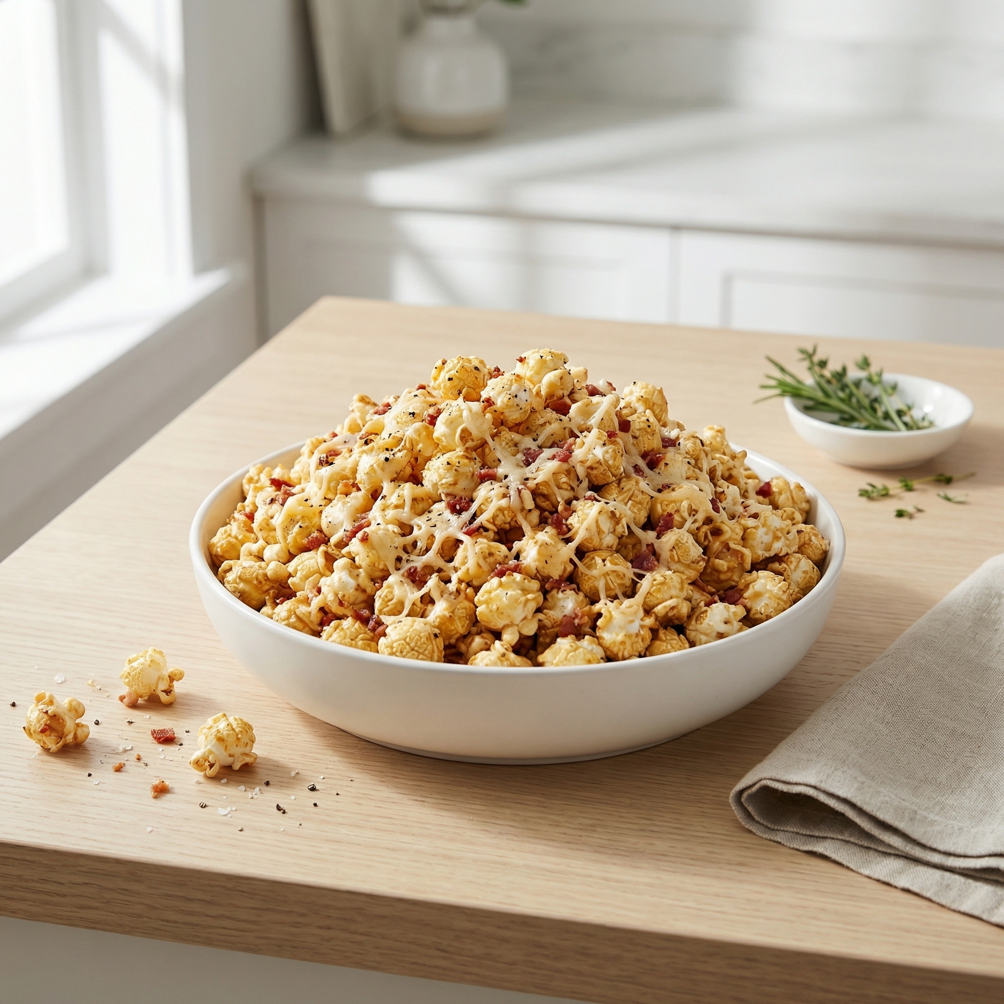 Smoky Bacon Cheddar Popcorn