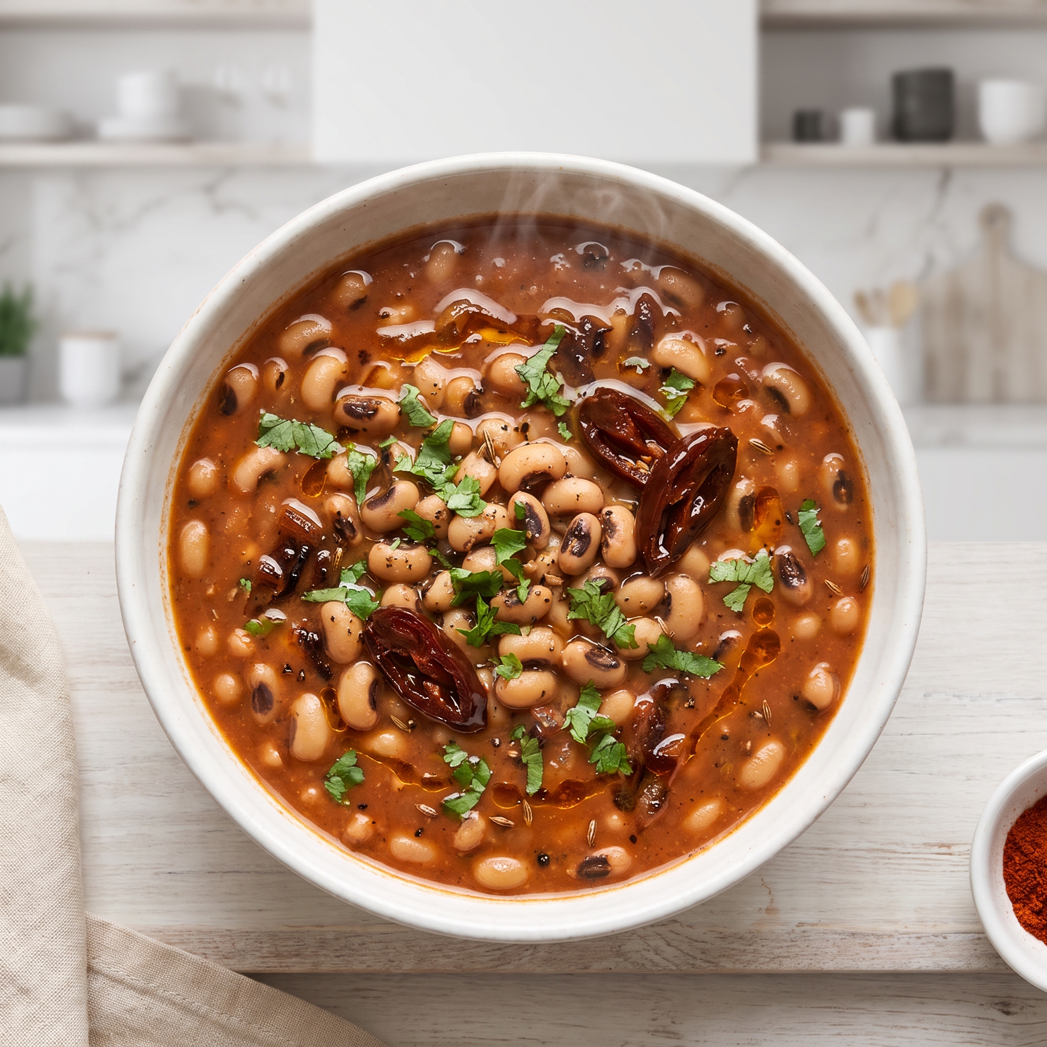 Smoky Chipotle Black‑Eyed Peas