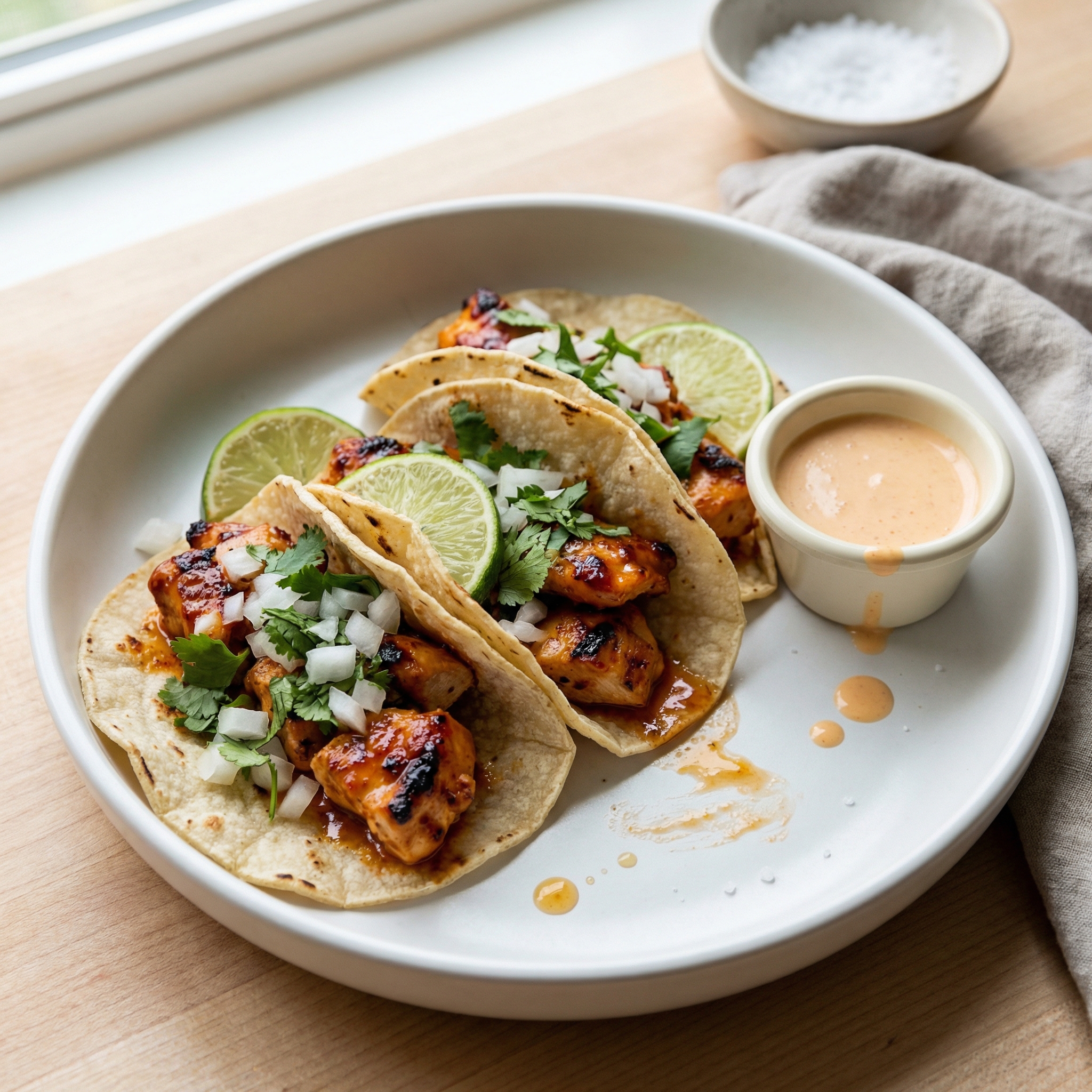 Chipotle-Citrus Marinated Chicken Tacos