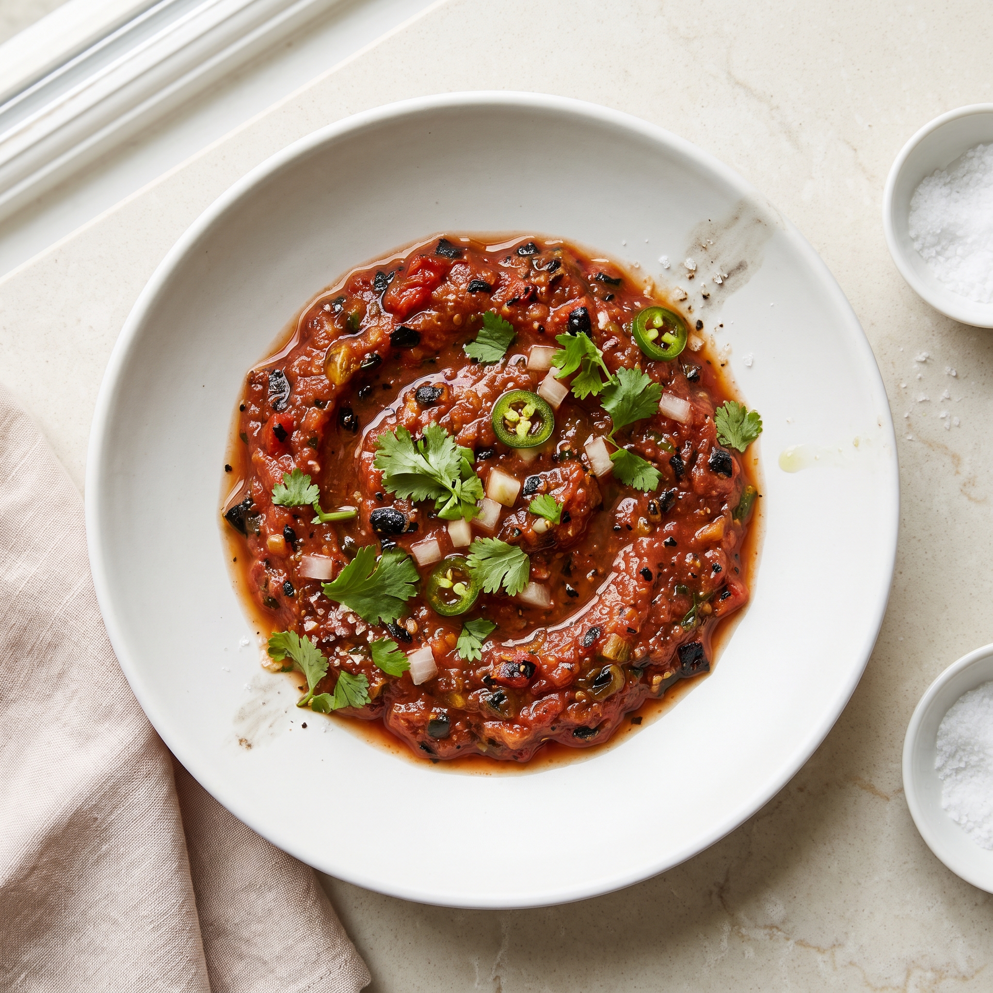 Smoky Four-Pepper Salsa