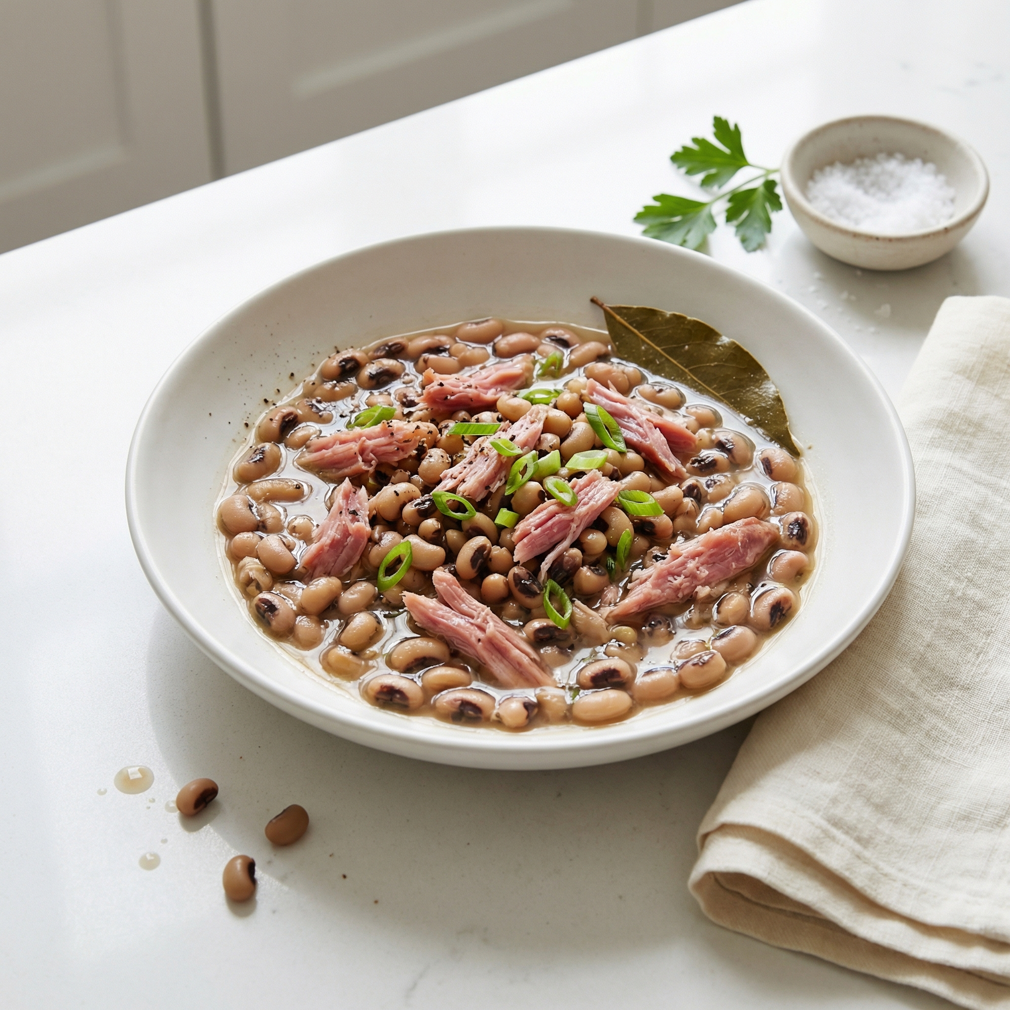 Smoky Ham Hocks with Black‑Eyed Peas