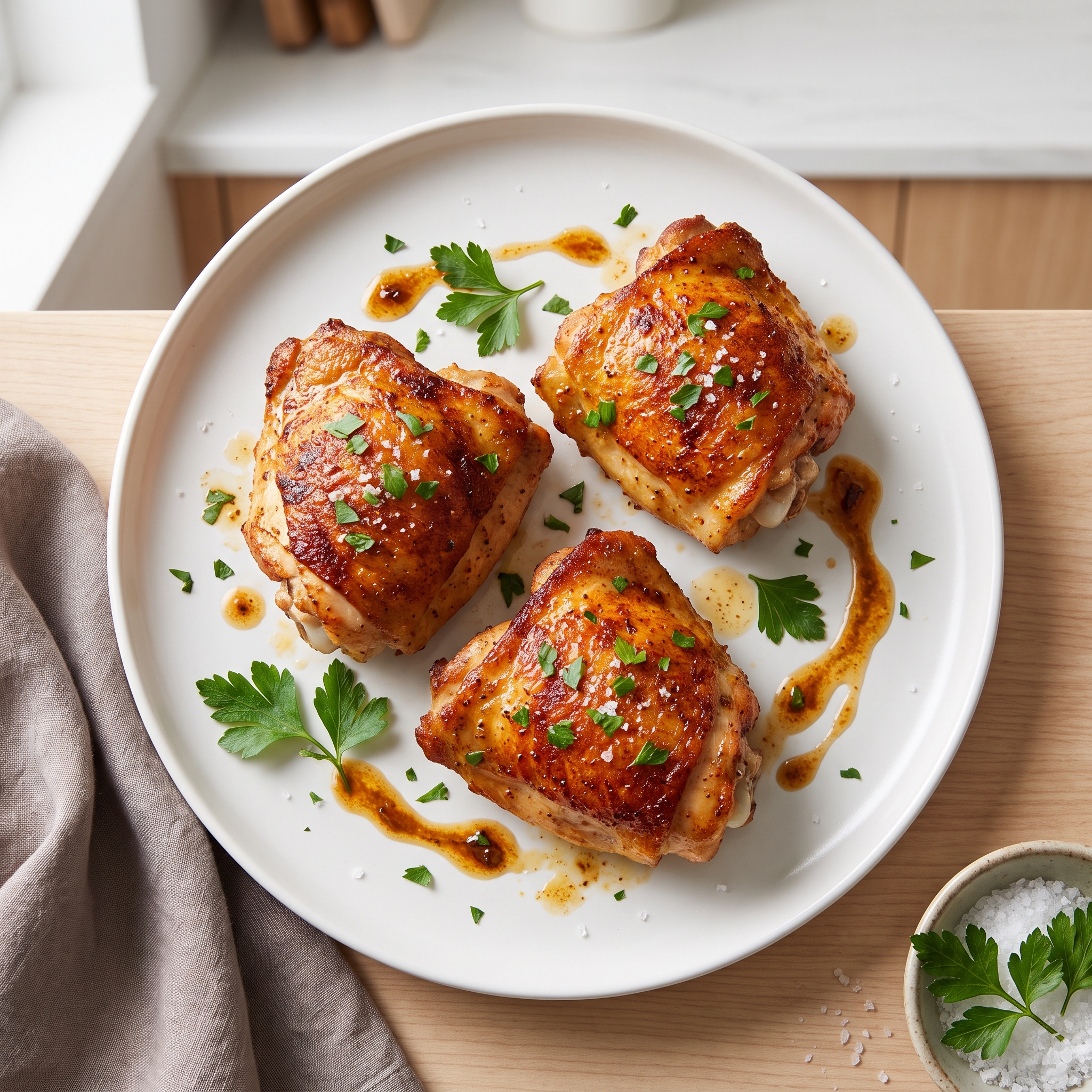 Sous Vide Bone-In Chicken Thighs