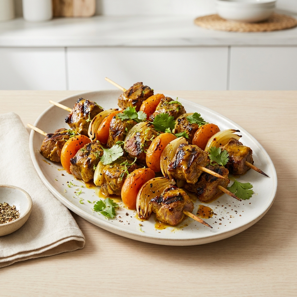 South African Lamb Sosaties (Kebabs)