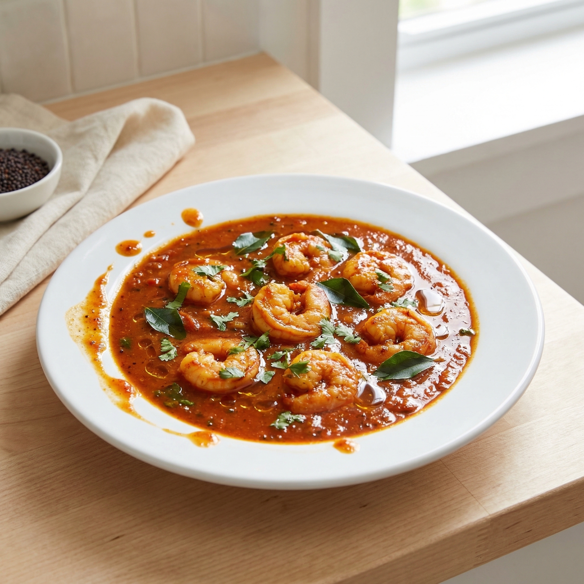 Simple South Indian-Style Shrimp Curry