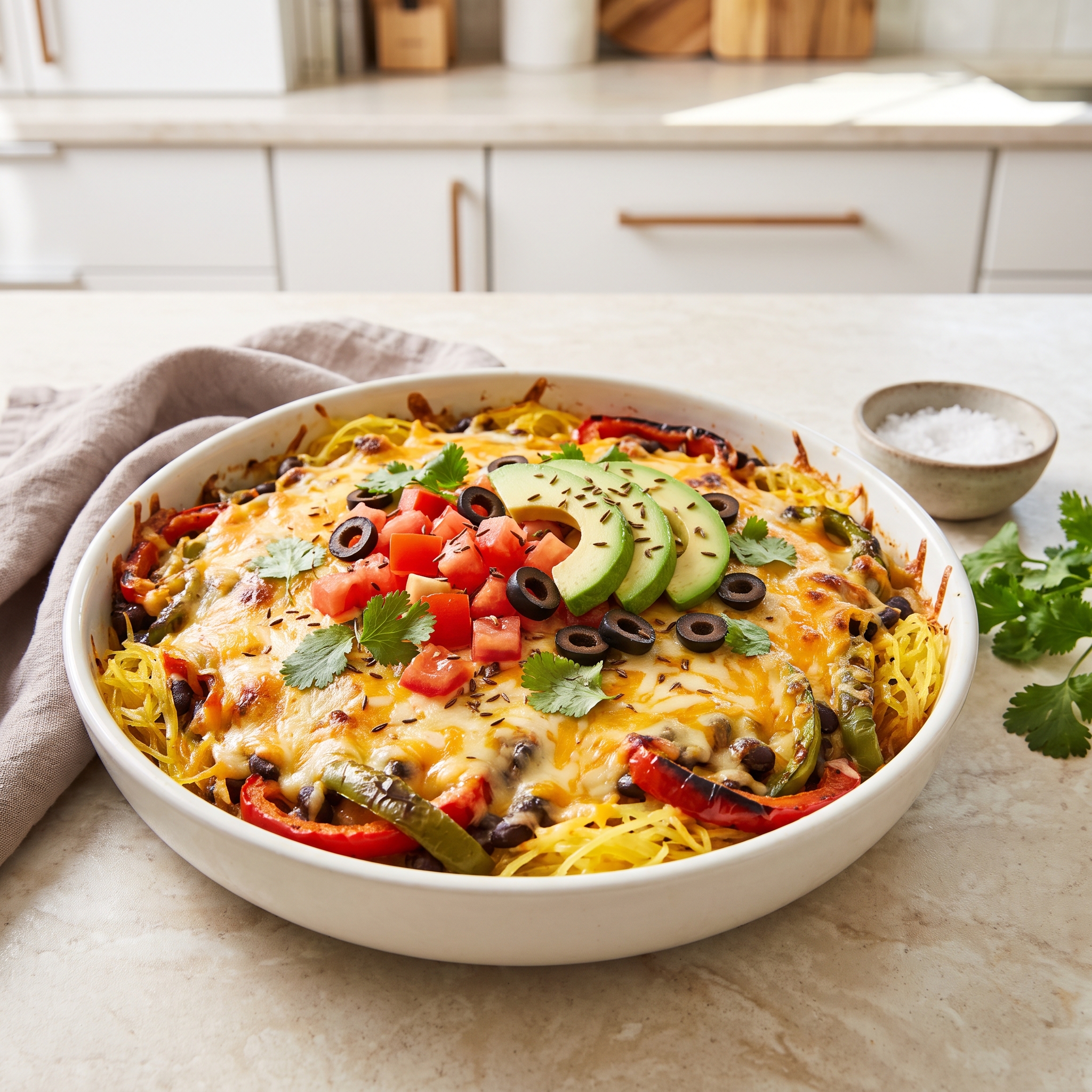 Southwest-Style Spaghetti Squash Bake