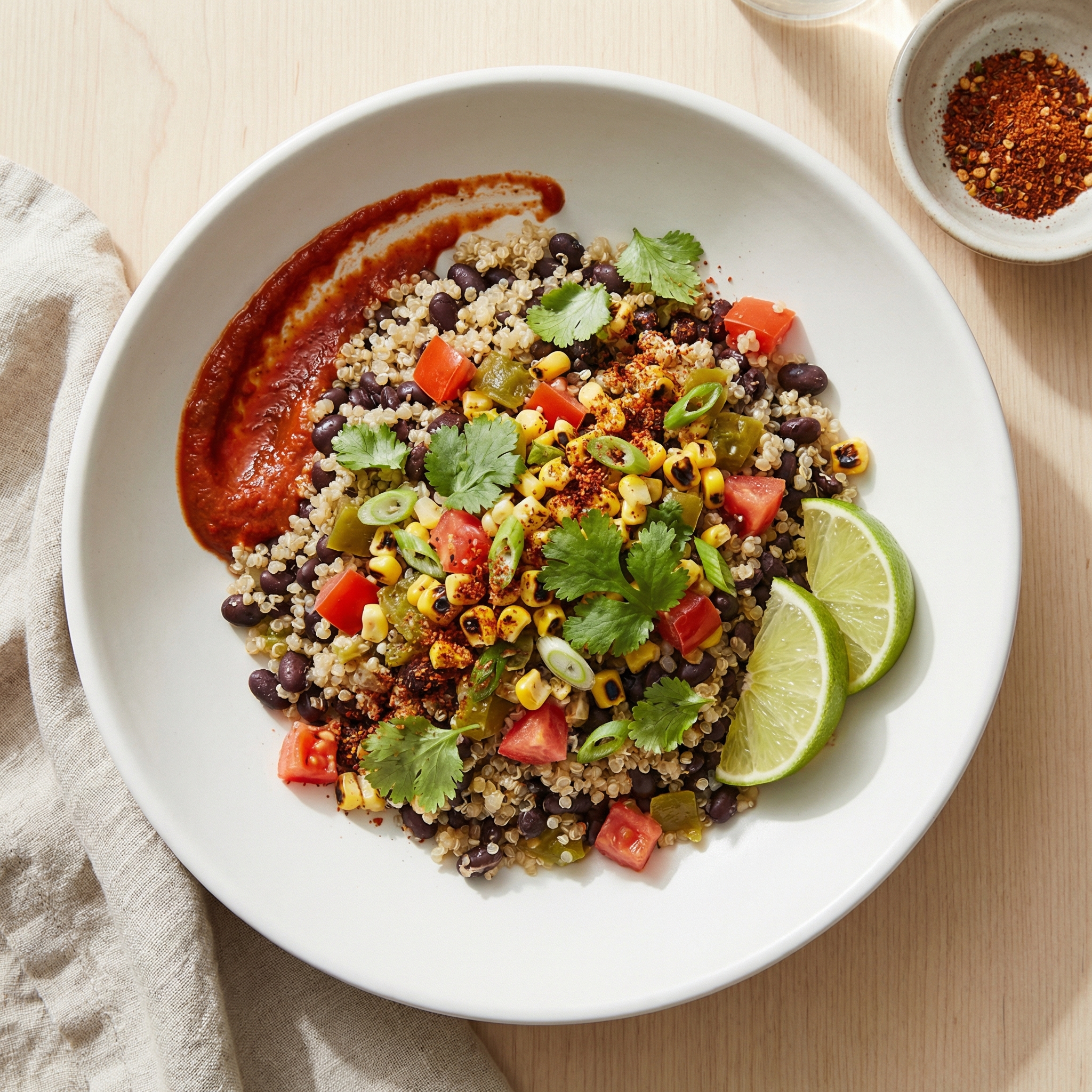 Super Easy Southwest-Style Quinoa (Cooked in Rice Cooker)