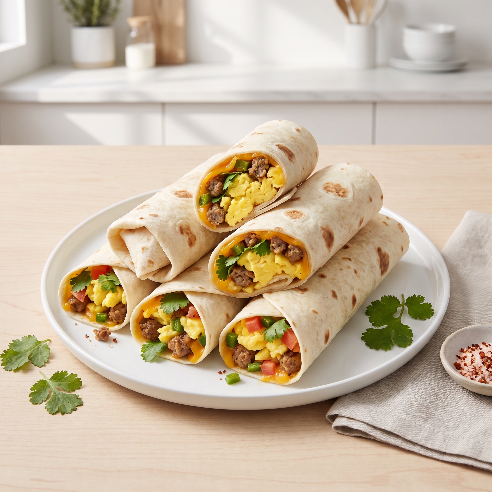 Southwestern Morning Burritos