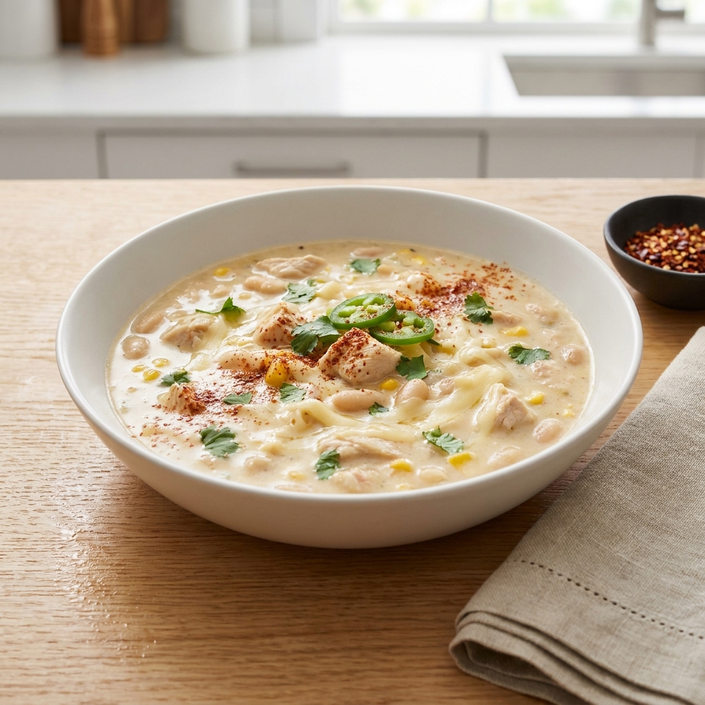 Southwestern White Chicken Chili