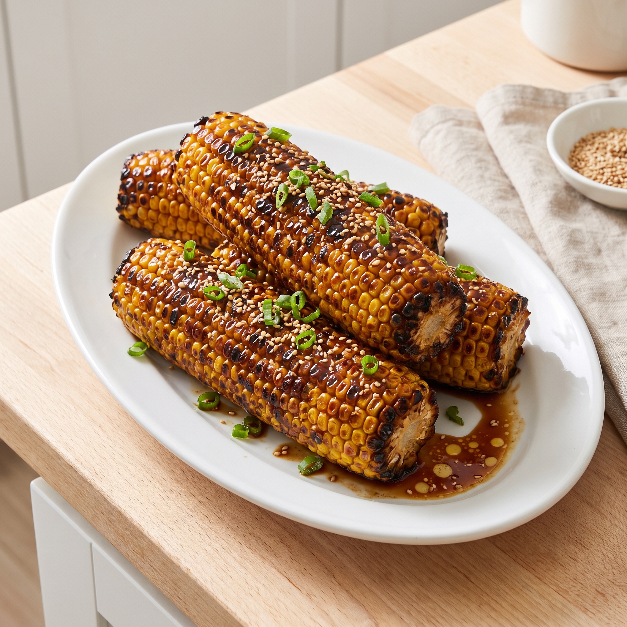 Soy-Glazed Corn on the Cob