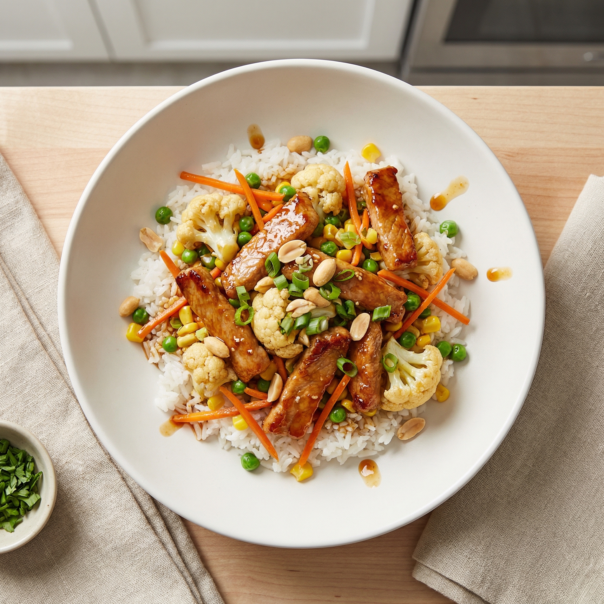 Pork and Mixed Vegetable Stir-Fry