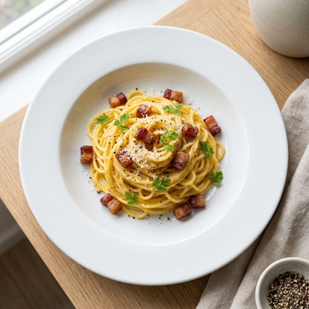 Spaghetti Alla Carbonara Tradizionali