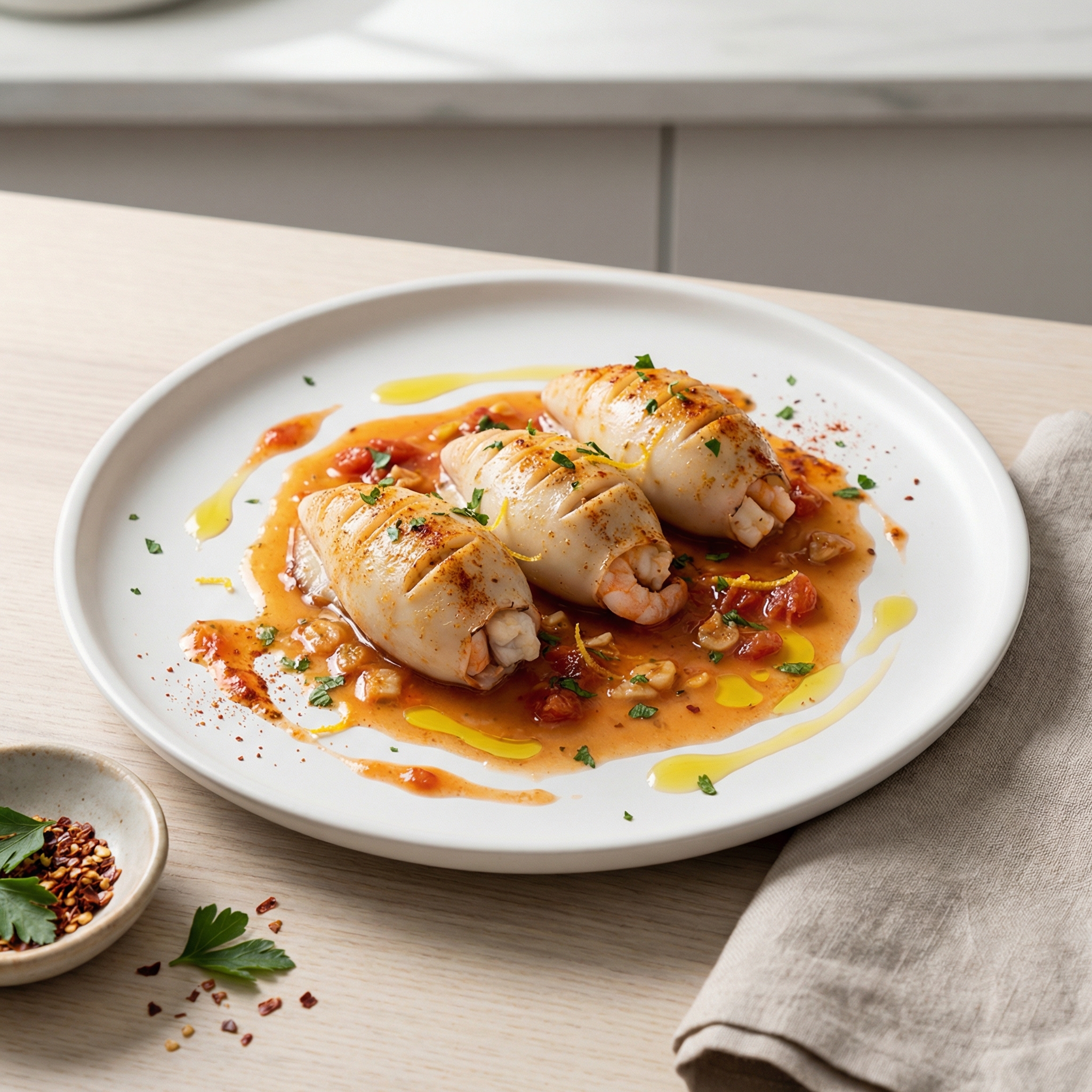 Santiago's Stuffed Squid