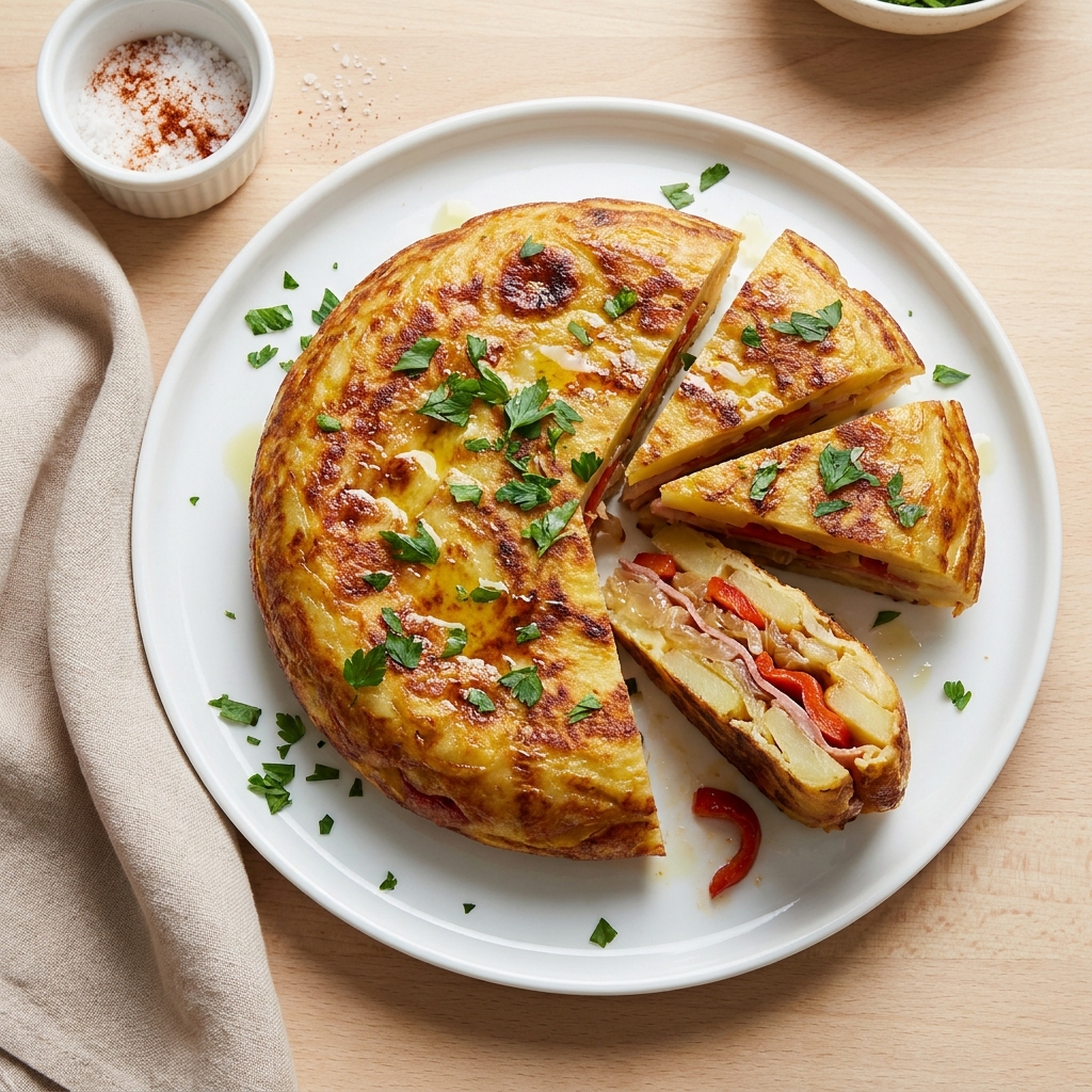 Spanish Potato Omelette (Tortilla Española)