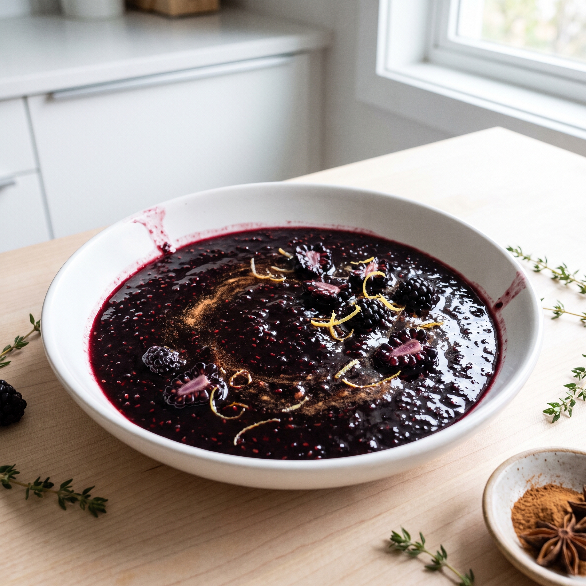 Spiced Blackberry Preserves