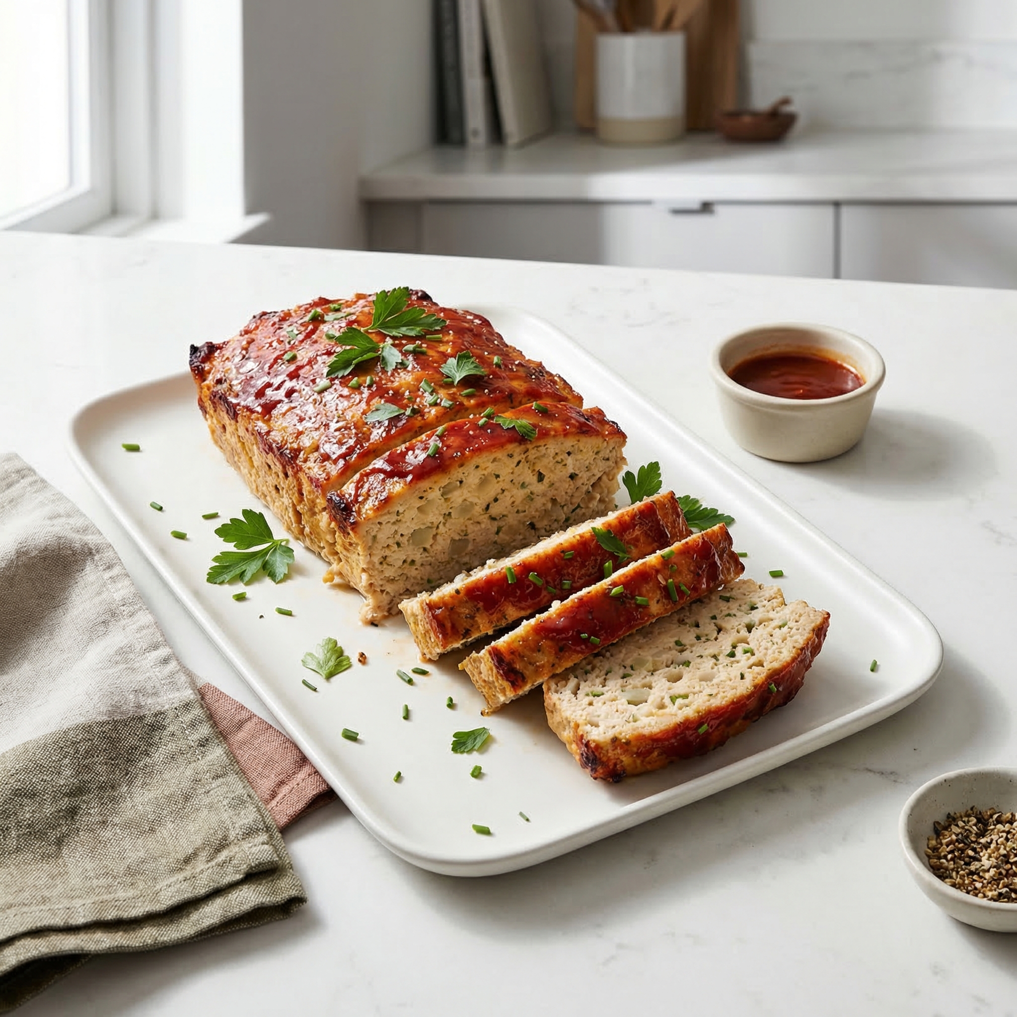 Herbed Chicken Meatloaf
