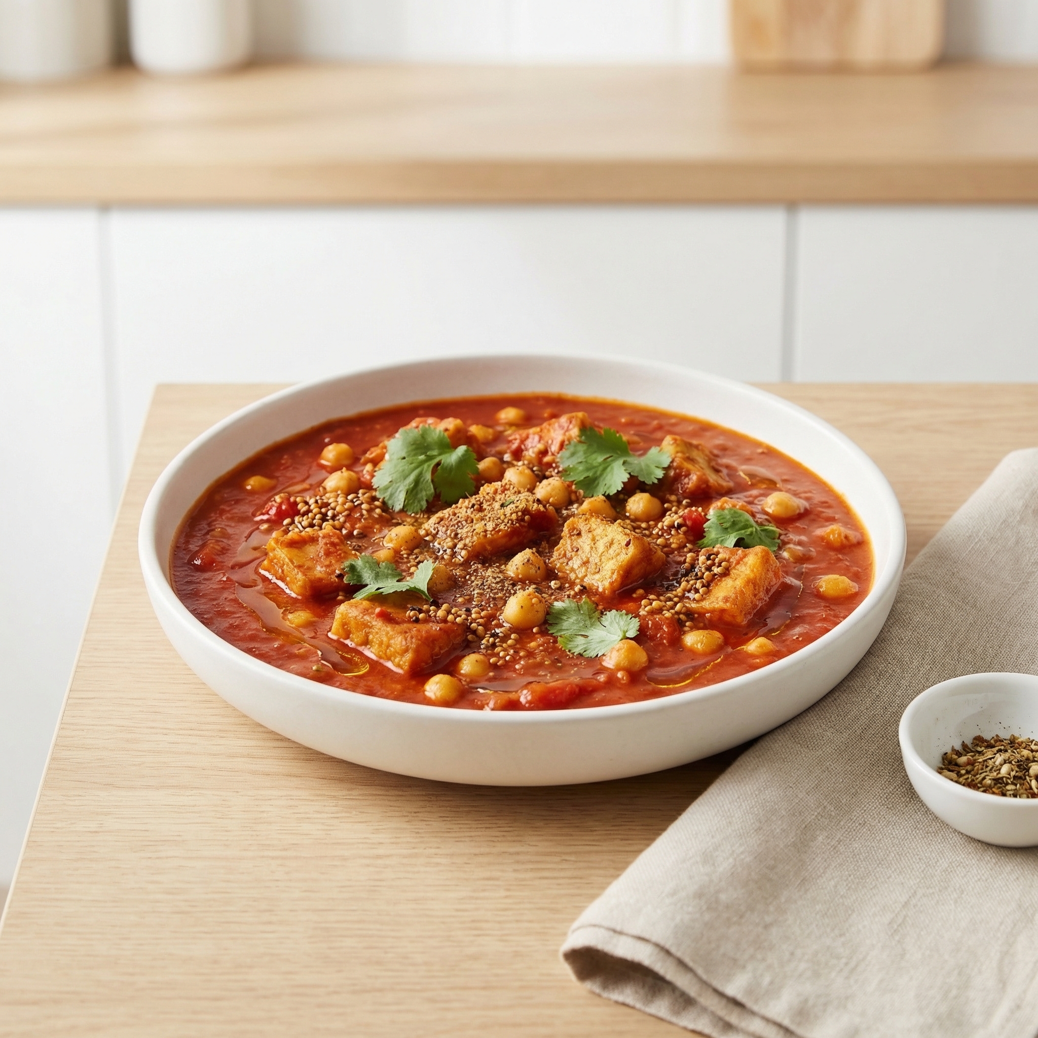 Chickpea and Quorn Masala Curry