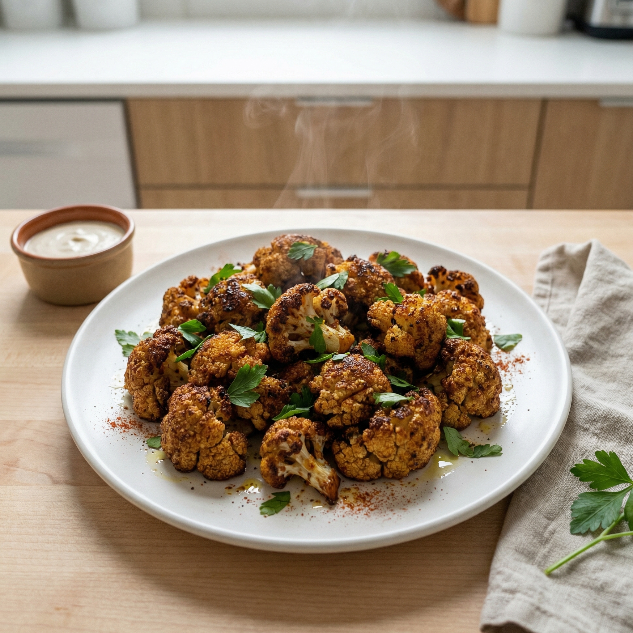 Seasoned Roasted Cauliflower