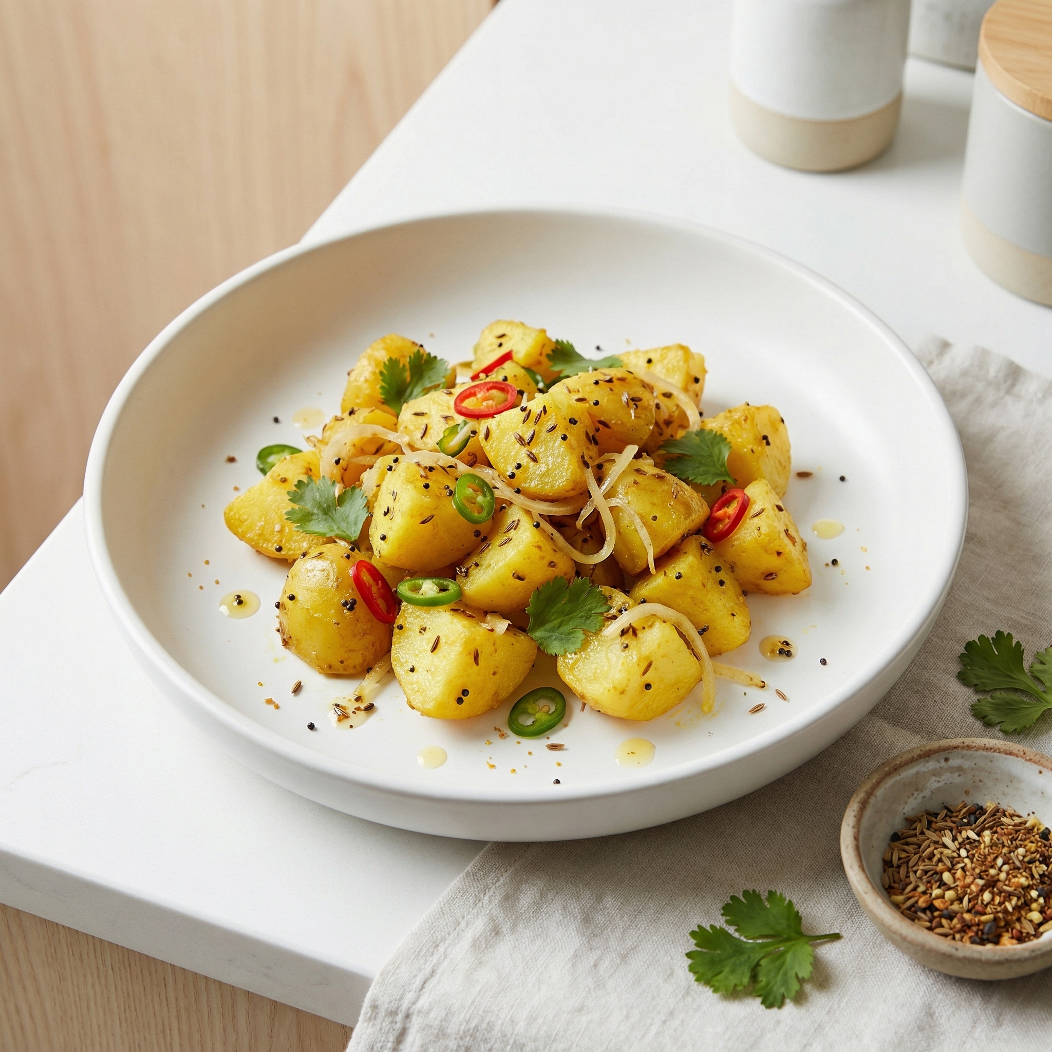 Spicy Slow Cooker Potatoes