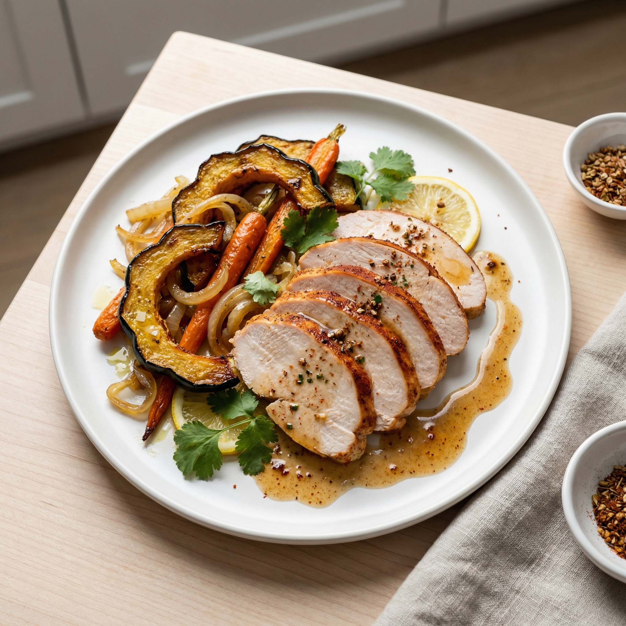 Tunisian Slow-Cooked Turkey Breast