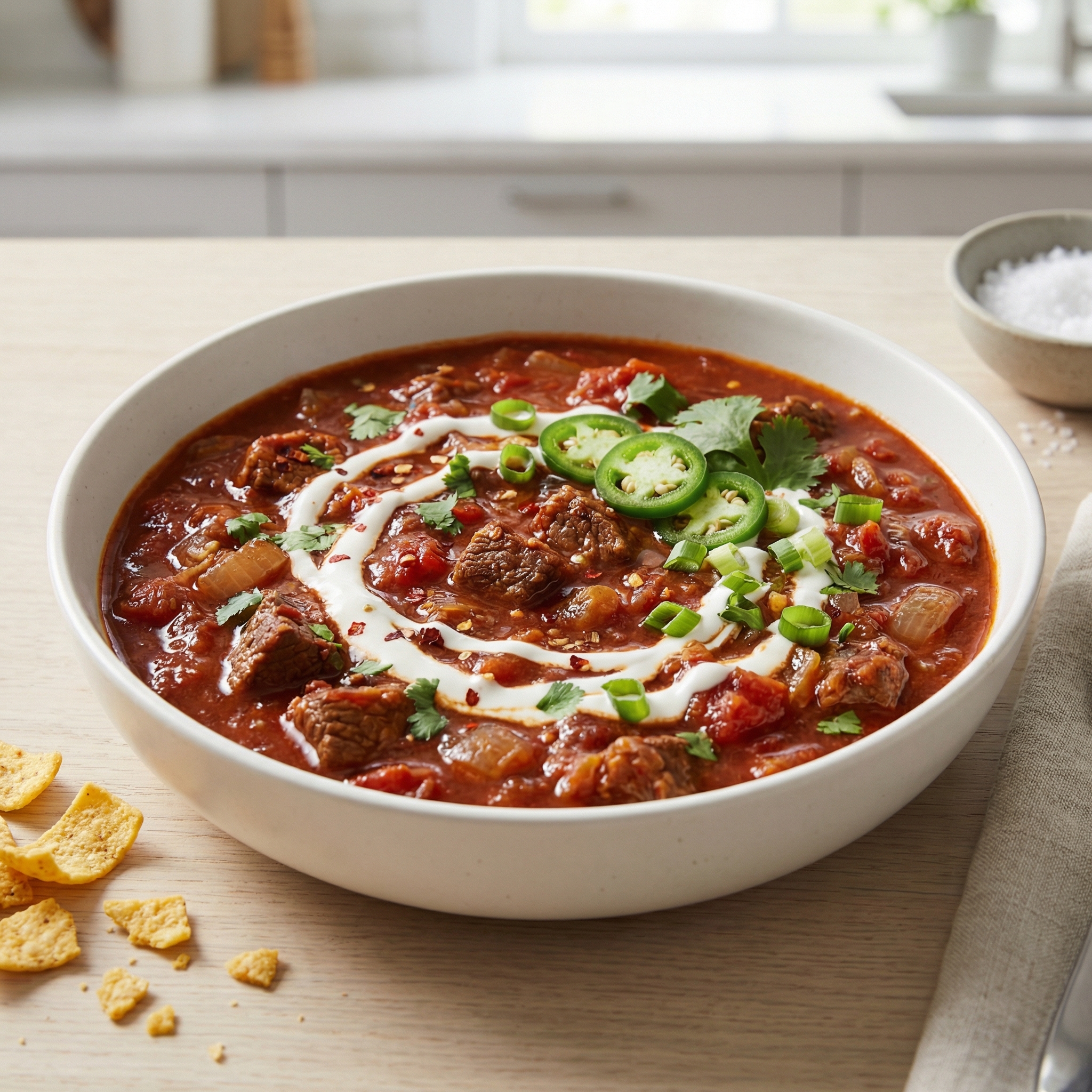 Frank's Fiery Alabama Beer-and-Onion Chili